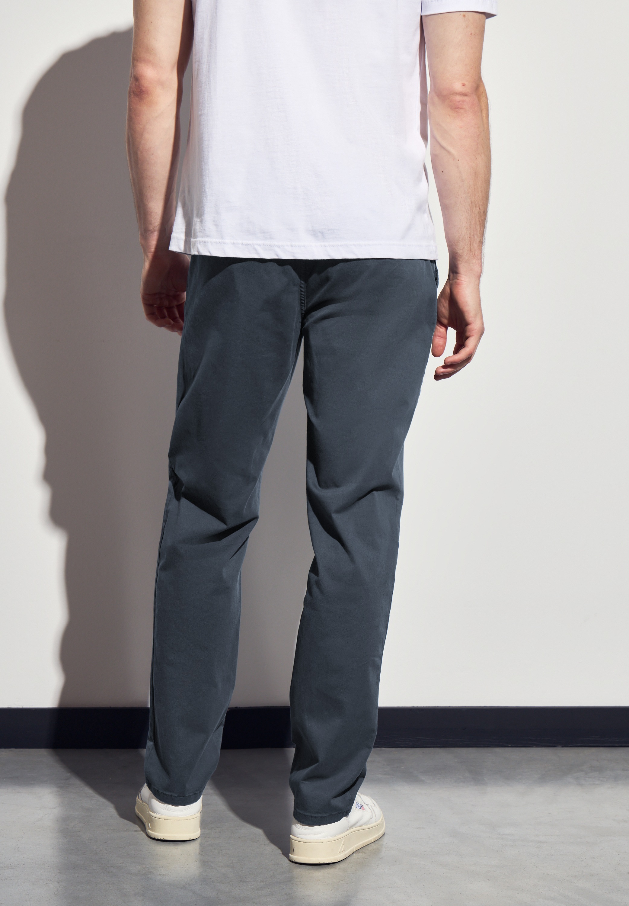 STREET ONE MEN Chinohose, aus Baumwolle mit Stretchanteil
