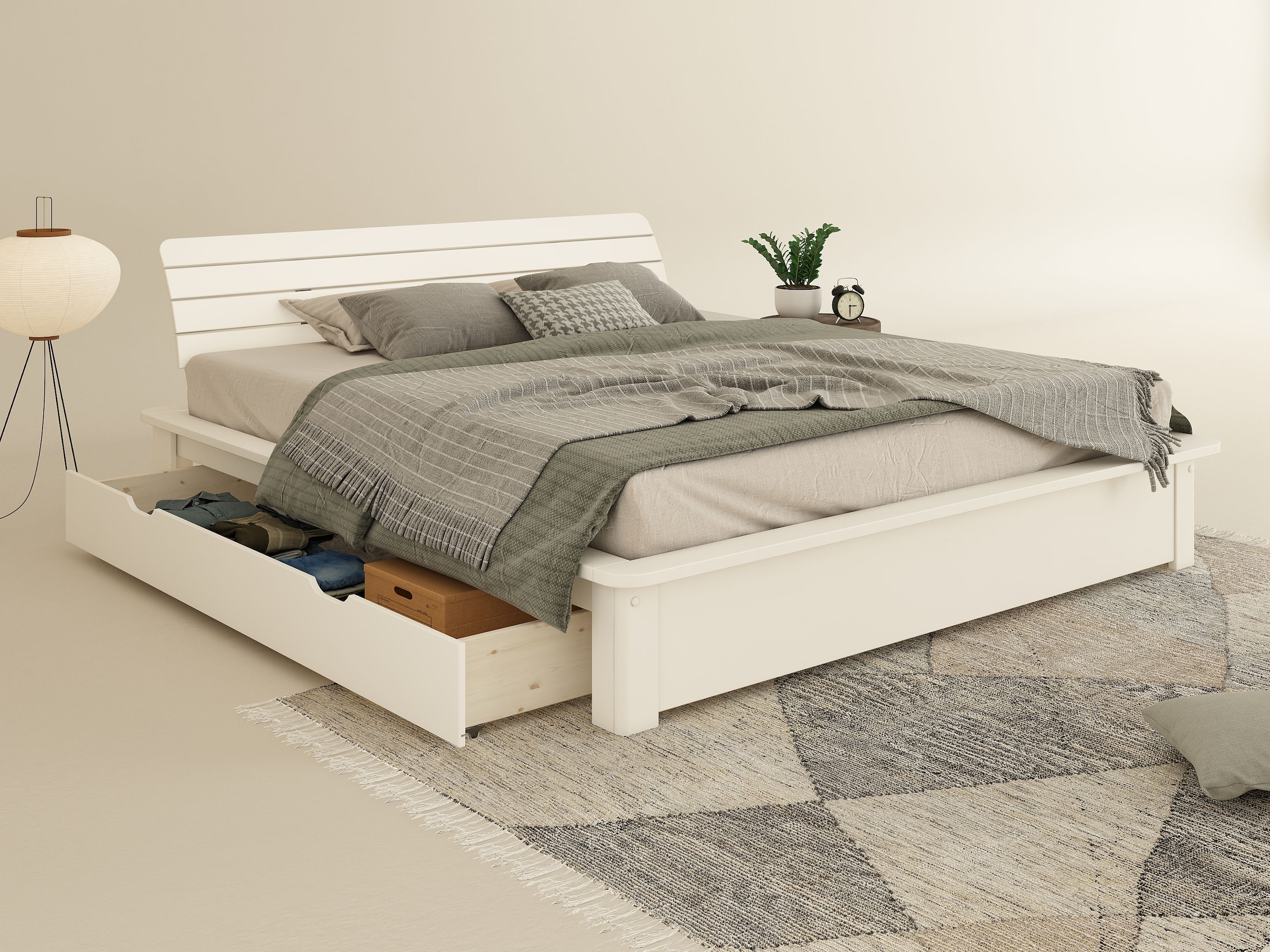 OTTO home Schubkasten »Antri« 1 Stk. tlg. passend zum Massivholzbett 'Antri', FSC® zertifiziertes Massivholz