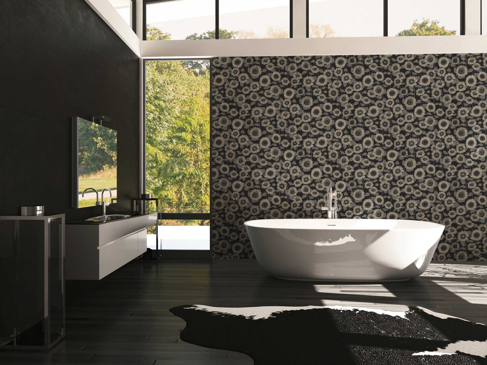 A.S. Création Vliestapete »New Life«, botanisch-floral, Tapete Blumen
