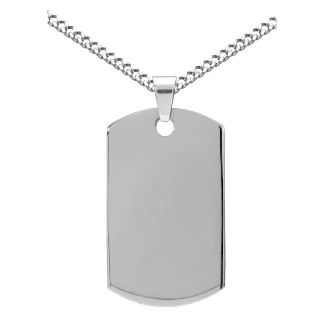 Firetti Kette mit Anhänger »Schmuck Geschenk, Halskette Dog Tag Anlass  Geburtstag Weihnachten« ▷ bestellen | BAUR