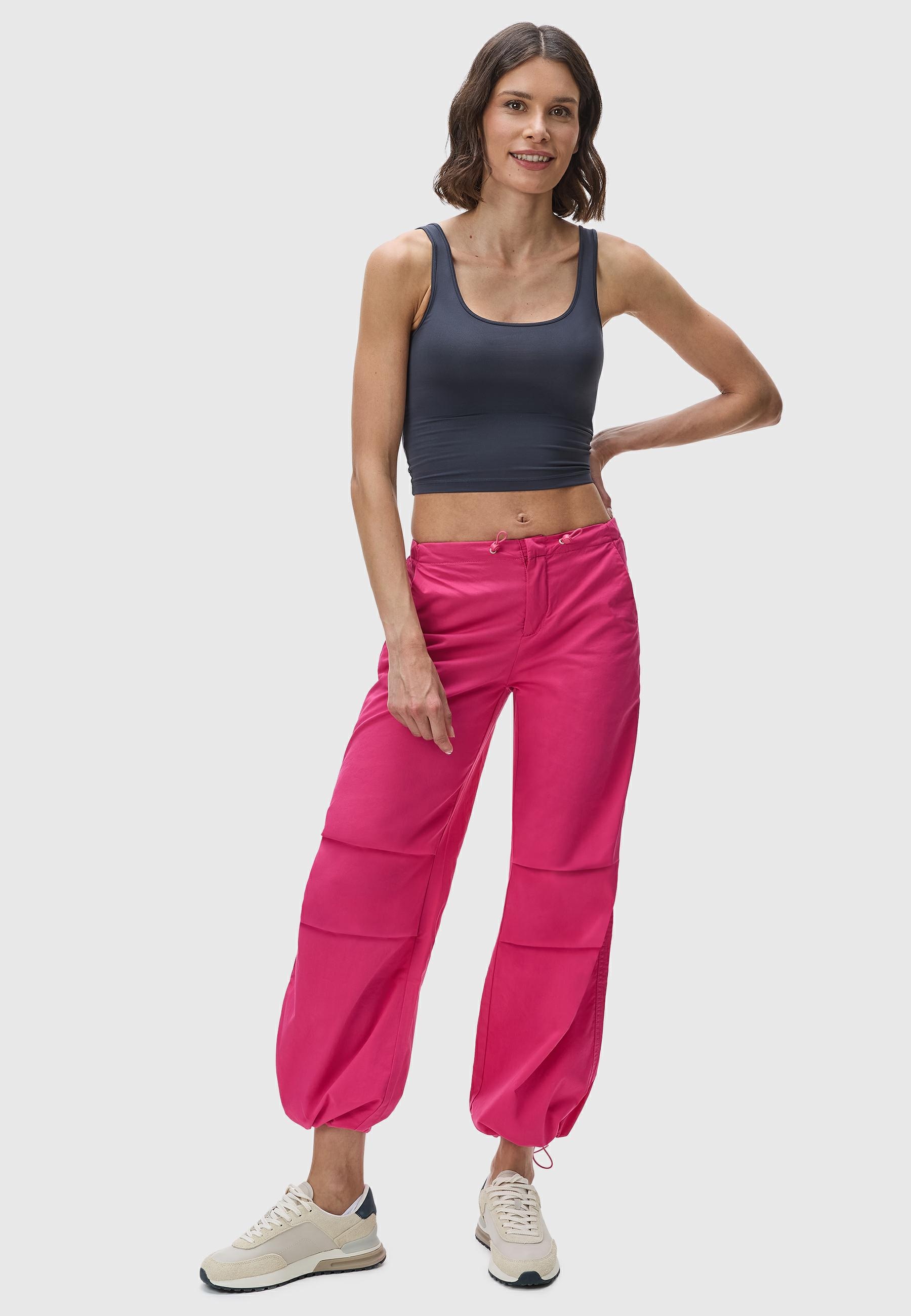 Ragwear Stoffhose »Paragata«, Stylische Parachute-Hose mit Kordelzügen