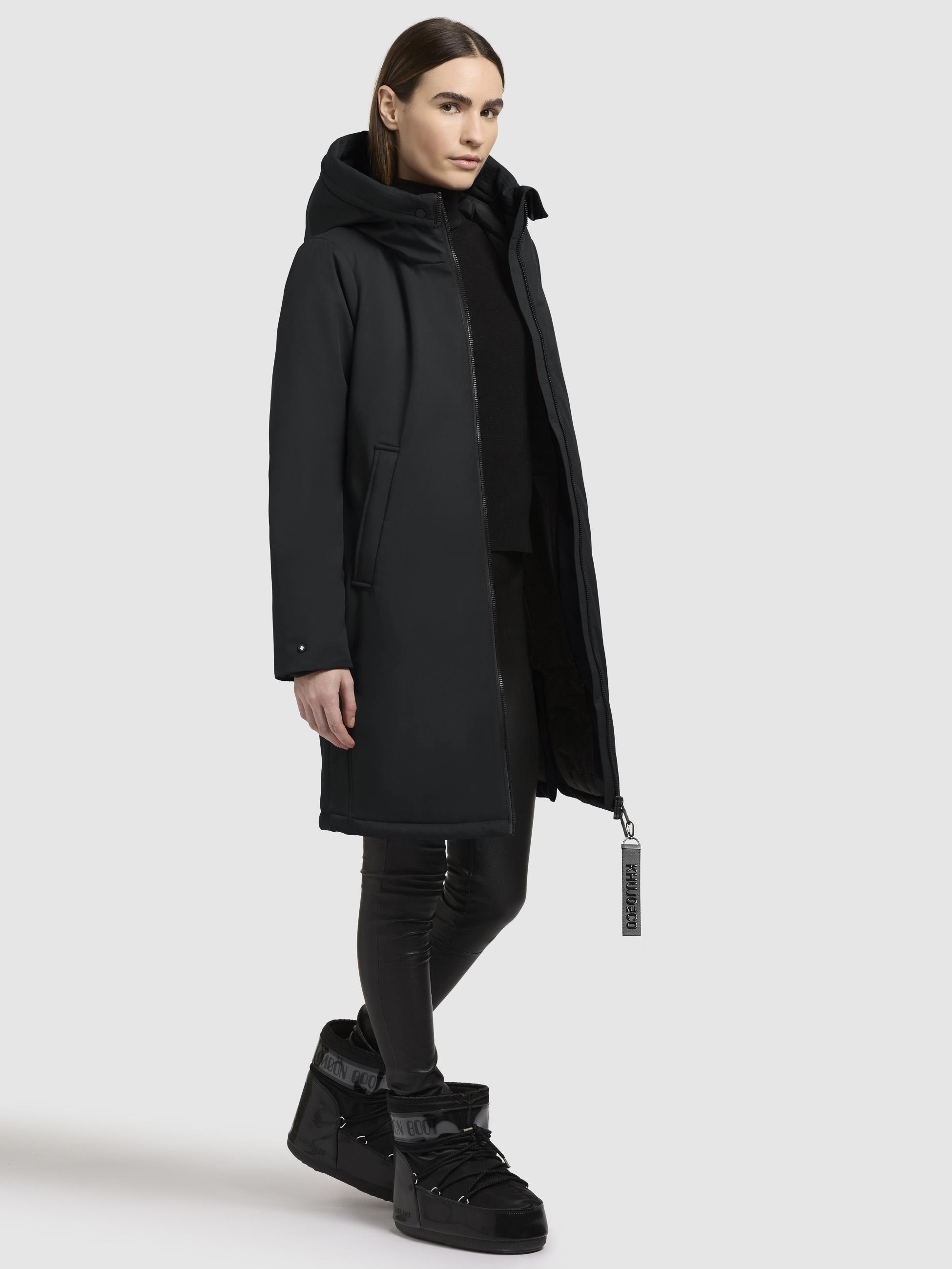 khujo Kurzmantel »Yaak3-YM«, urbaner Damen Parka mit gestepptem Innenfutter
