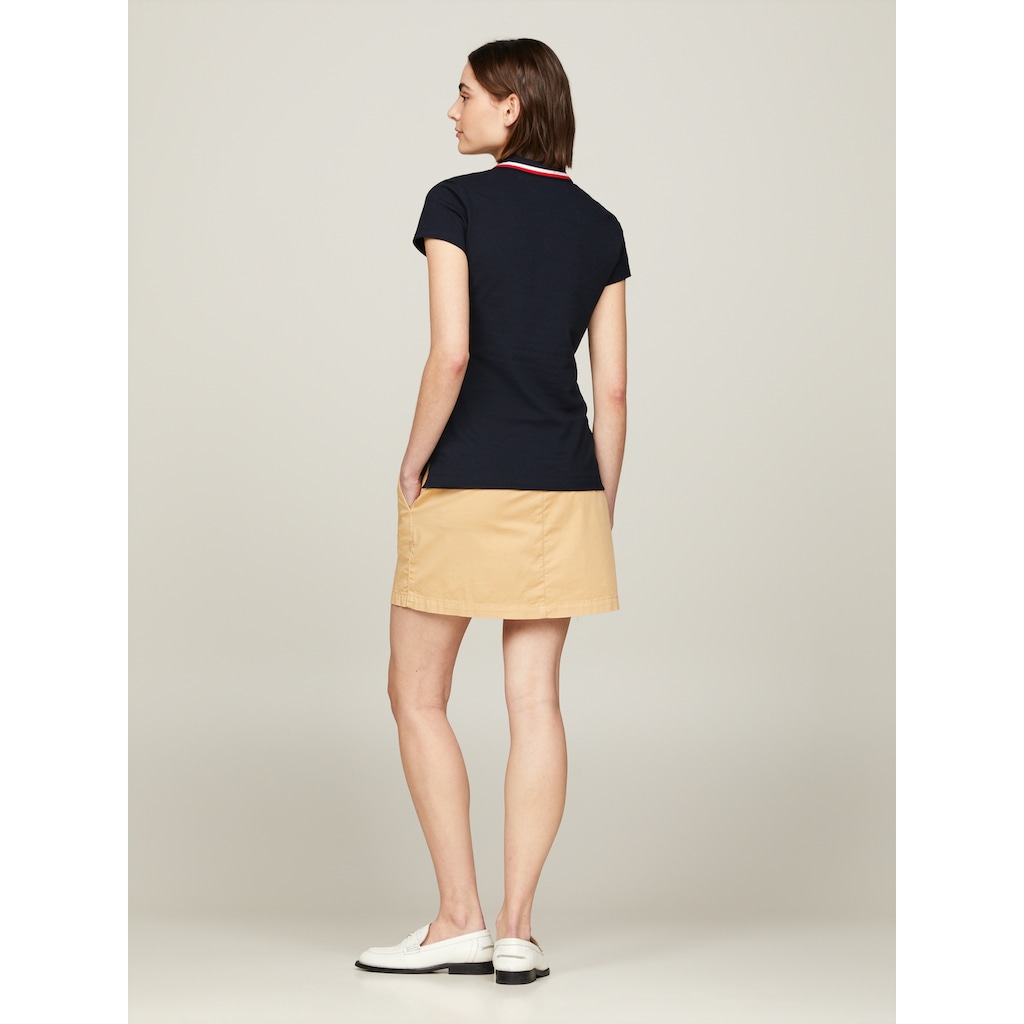 Tommy Hilfiger Poloshirt »SLIM GLOBAL STRIPE POLO SS«