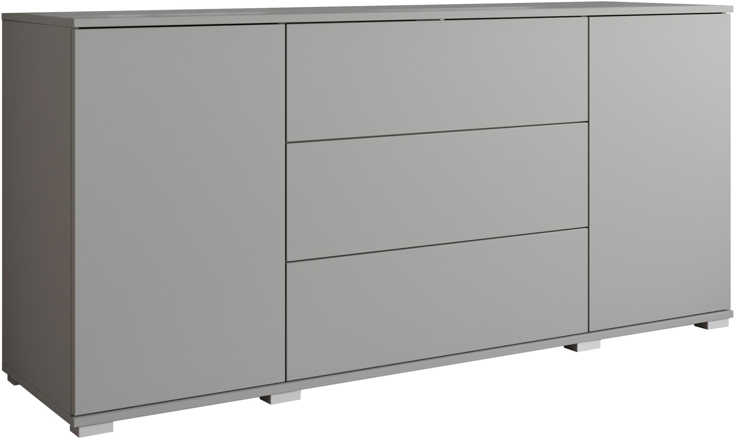INOSIGN Sideboard »Kenia«, (1 St.), Modernes Sideboard mit 3 Schubladen und 4 Fächern, Breite 150 cm