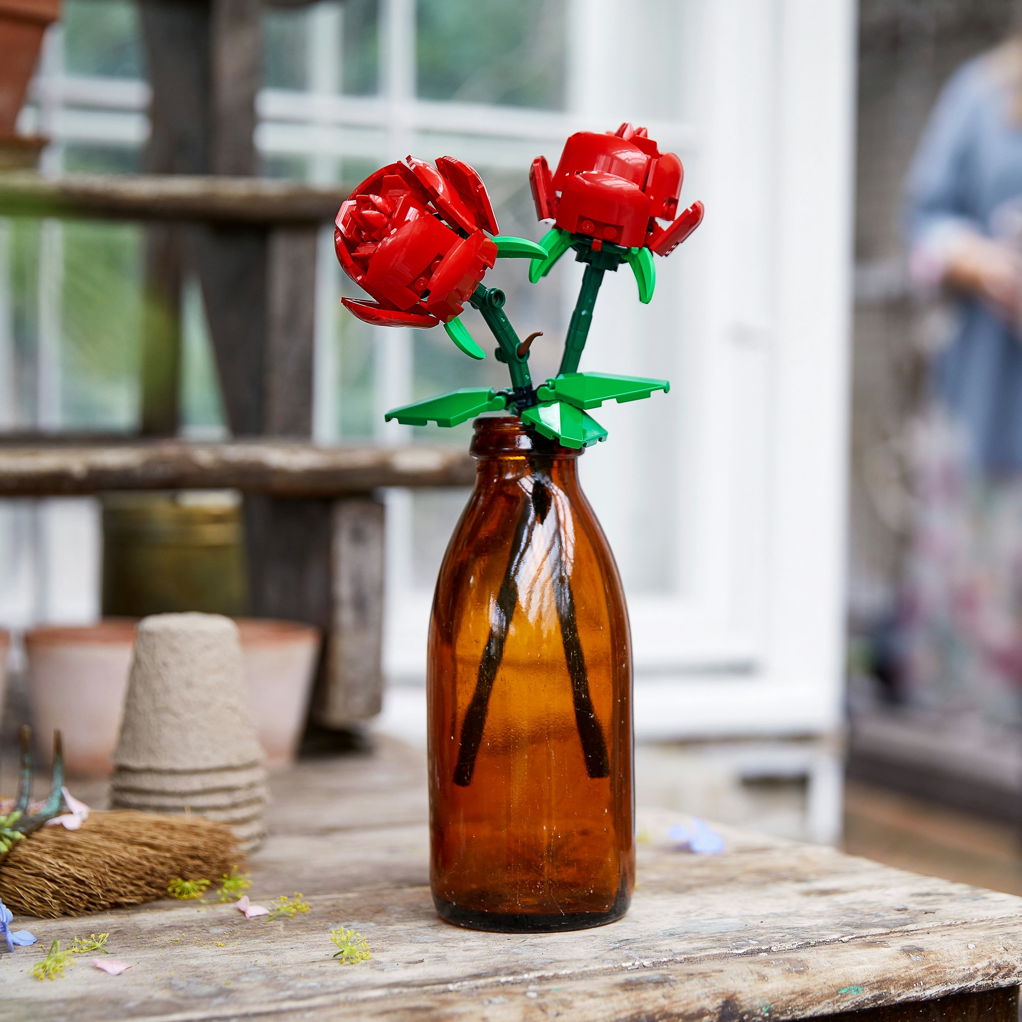 LEGO® Konstruktionsspielsteine »Rosen (40460), Lego Botanicals« Made in Europe