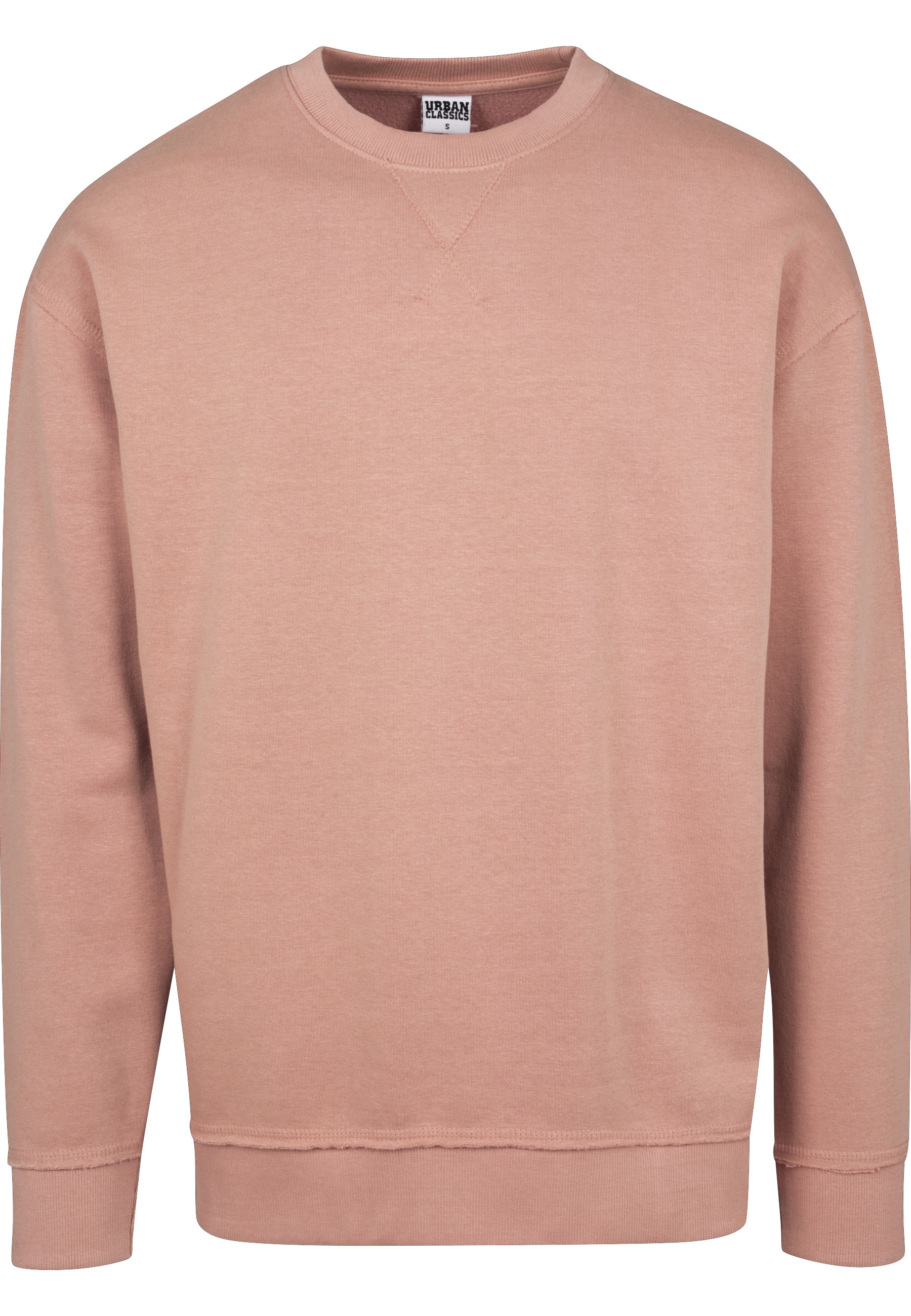 URBAN CLASSICS Rundhalspullover "Urban Classics Herren Oversized Open Edge günstig online kaufen