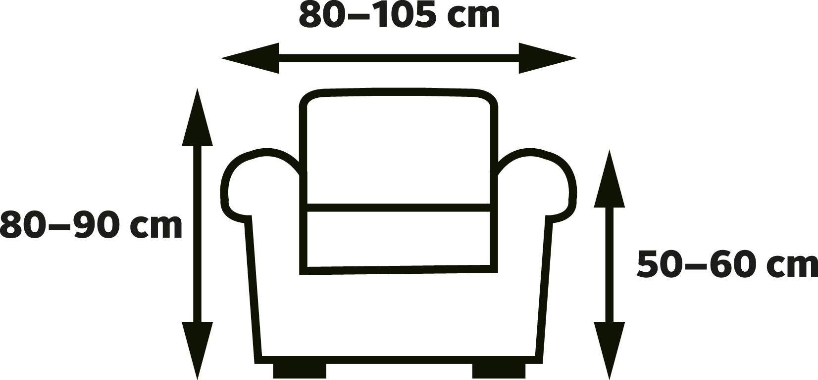 Microfaser St.), auf GAICO BAUR Qualität Rechnung | Sesselhusse (1 monoelastische »Venere«,