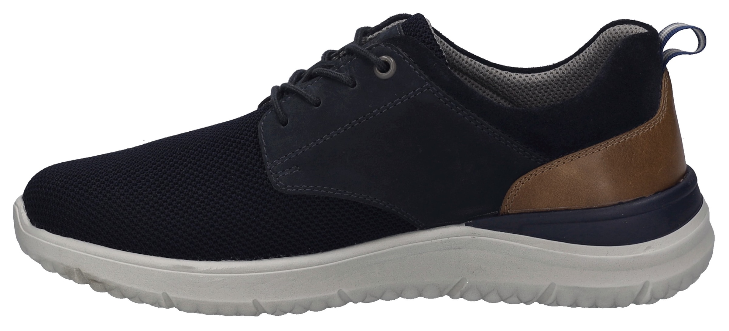 Josef Seibel Sneaker »Wales 03«, Schlupfschuh, Slip-On Sneaker, Slipper mit elastischen Schnürsenkeln