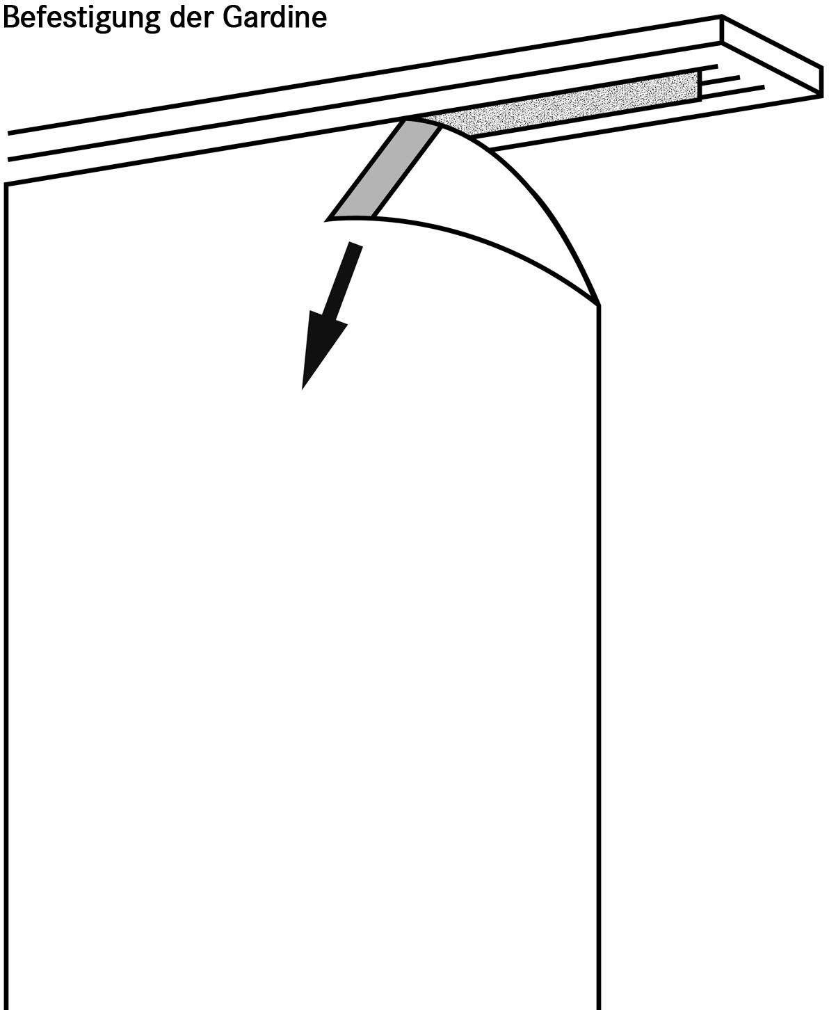 Gerster Schiebegardine »Pius«, (1 St.), HxB: 245x60, Flächenvorhang Uni mit Befestigungszubehör