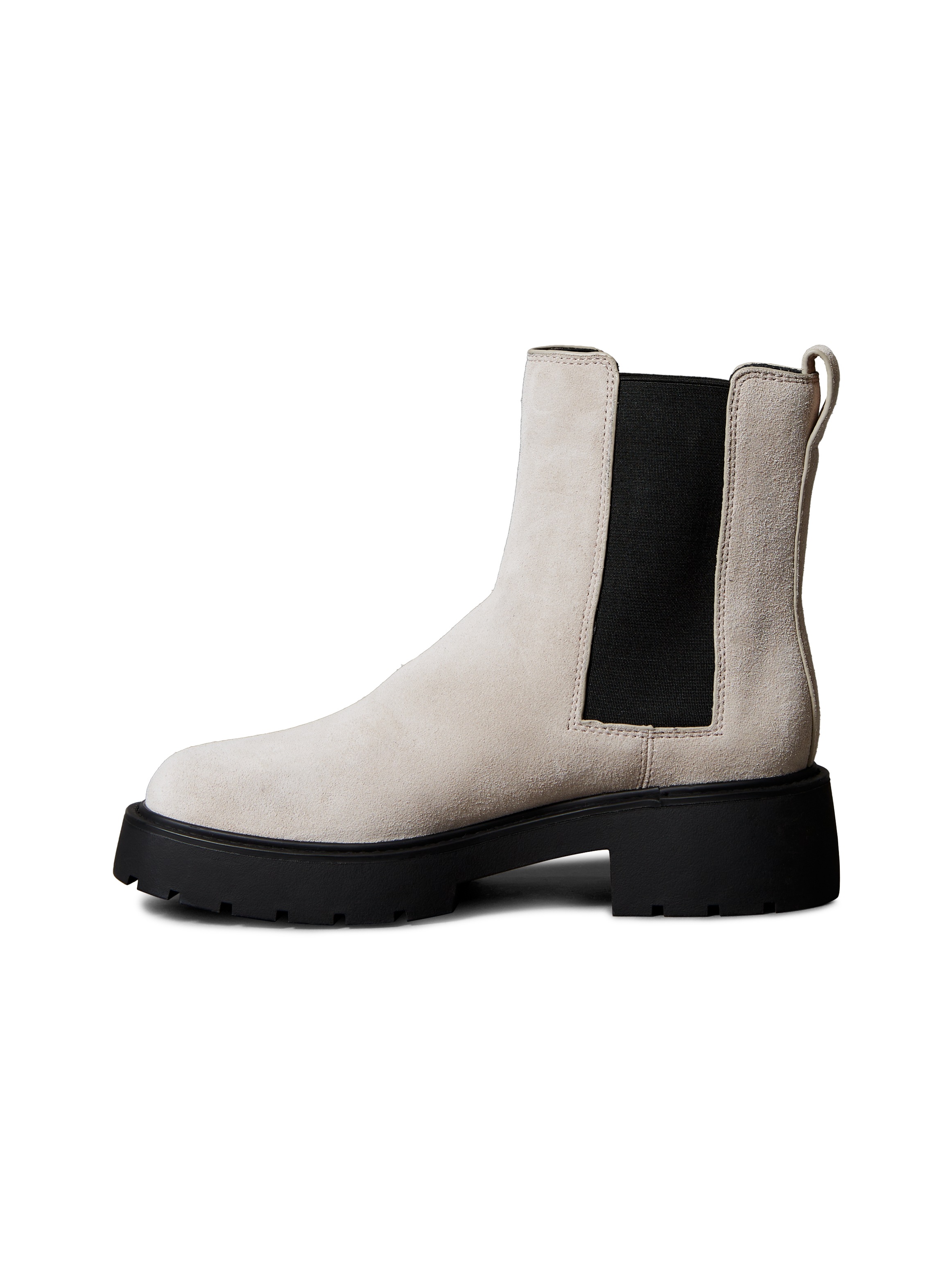 Calvin Klein Jeans Chelseaboots »CHUNKY CHELSEA BOOT LTH«, Schlupfboots, Stiefelette mit praktischer Anziehlasche