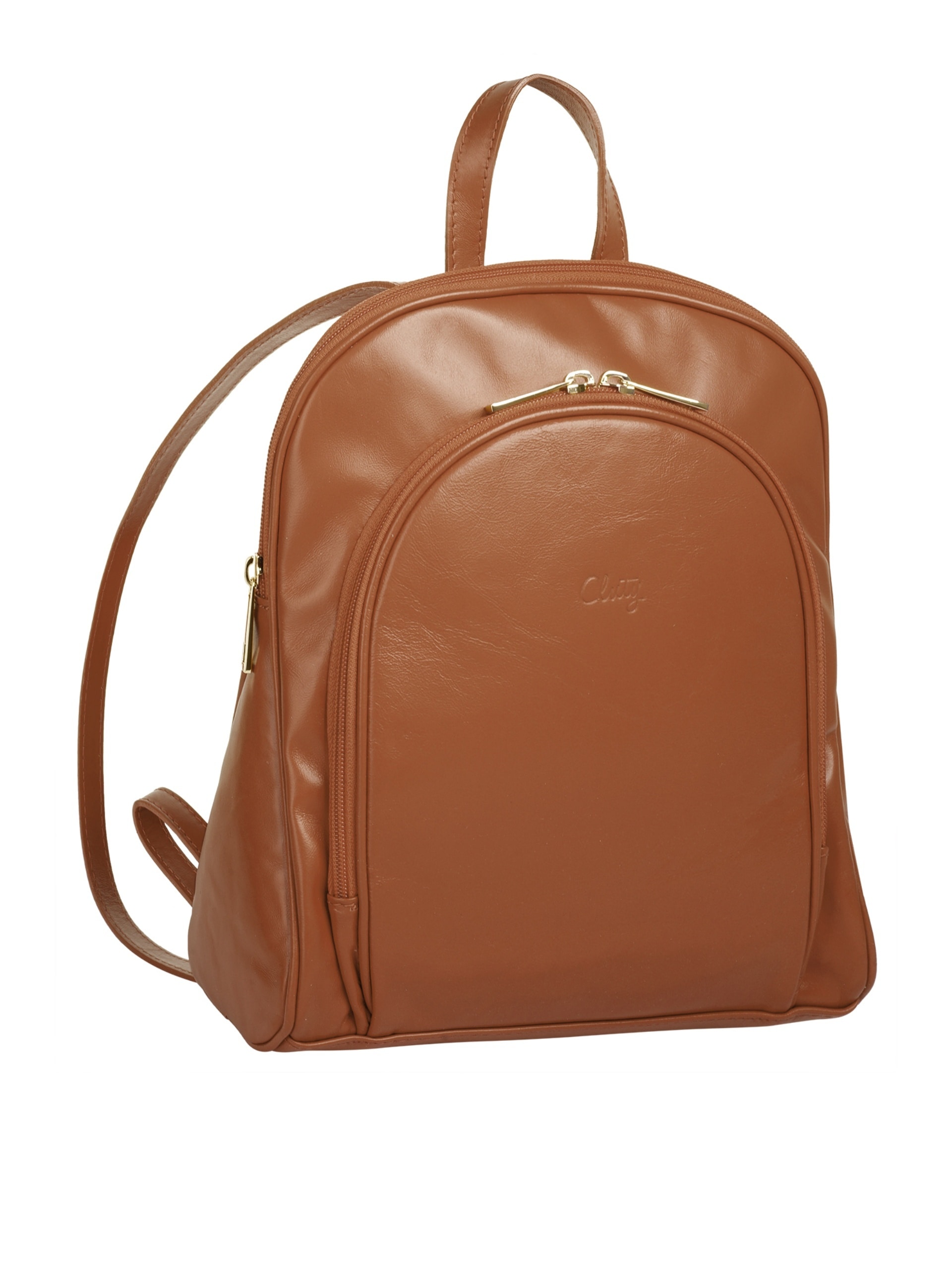 Cluty Cityrucksack, echt Leder, Made in Italy