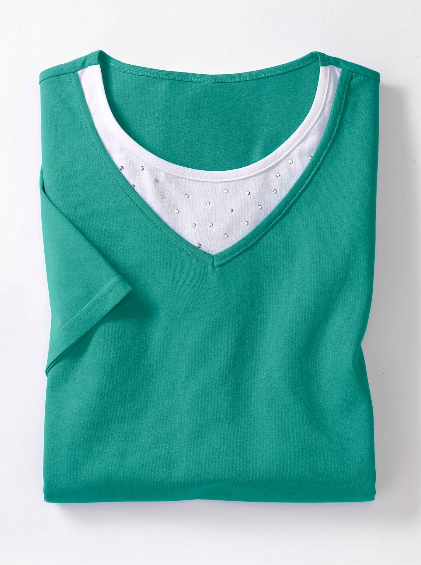 Classic Basics Kurzarmshirt "2-in-1-Shirt", (1 tlg.)