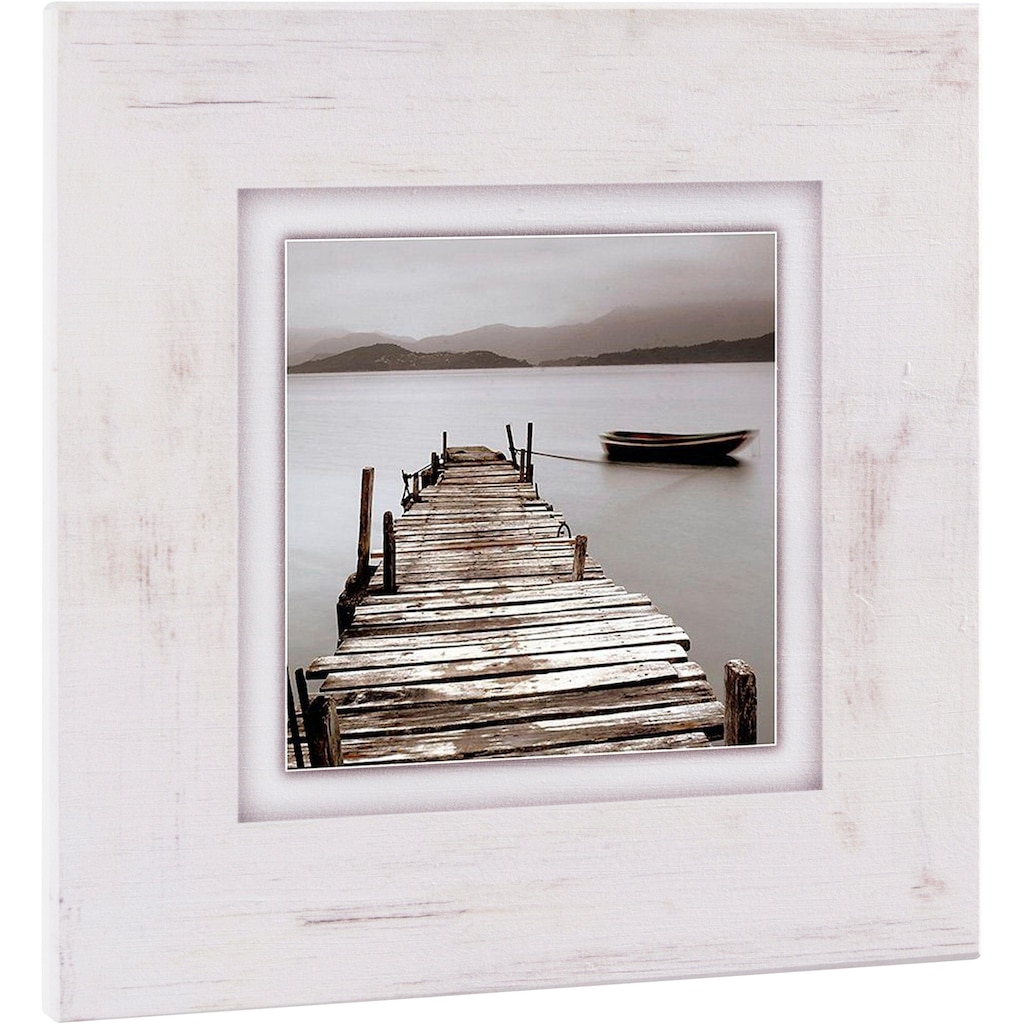 Home affaire Holzbild »Steg«, 40/40 cm