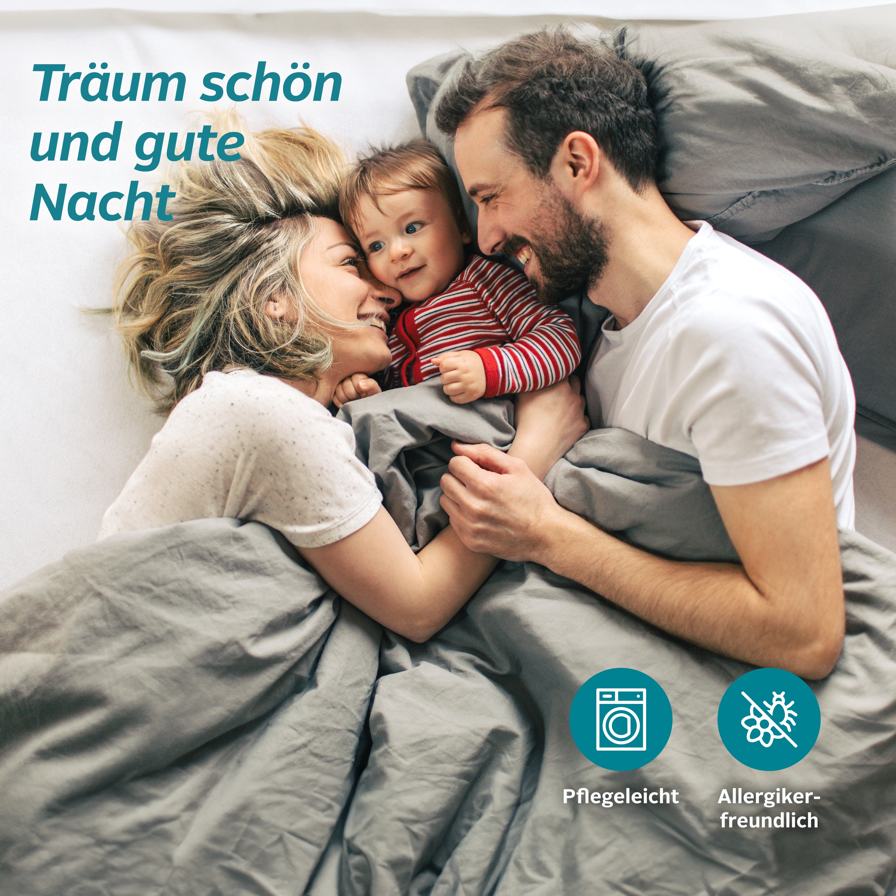 Thumbnail - Lüttenhütt Kissenbezüge "Gretje" für Kinder, 50x50 cm, mit Reißverschluss, Baumwollmischung, Patchwork