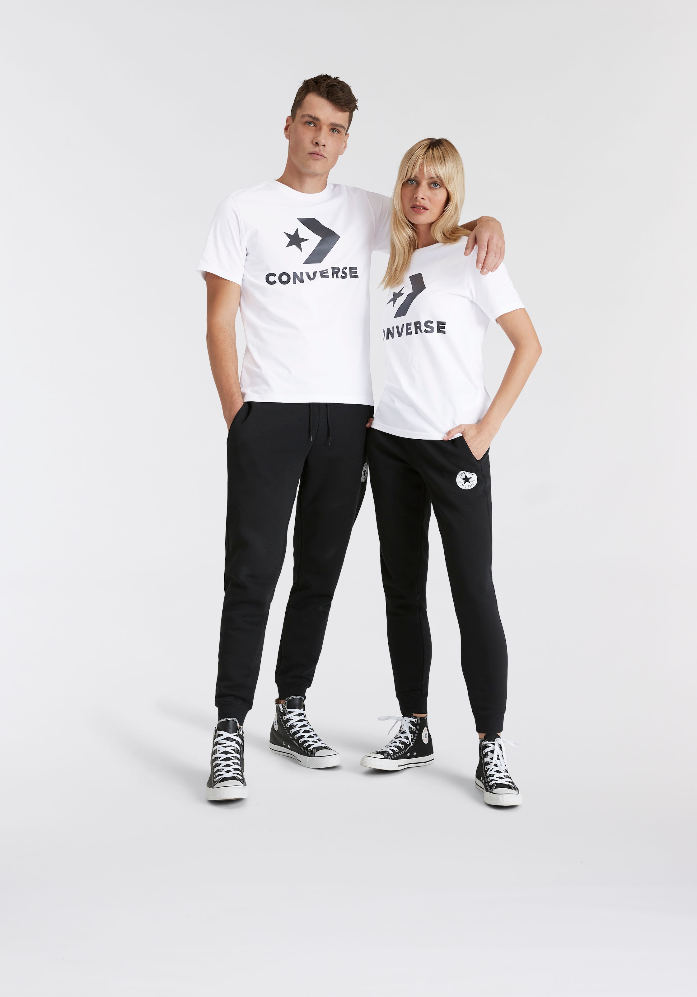 Converse T-Shirt »Unisex GO-TO STAR CHEVRON LOGO STANDARD-FIT«, Unisex