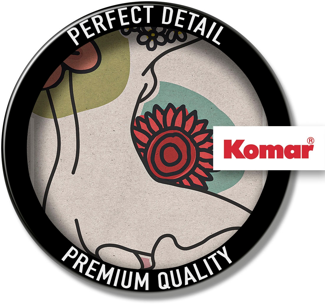 Komar Wandbild »Rosalie«, (1 St.), Deutsches Premium-Poster Fotopapier mit seidenmatter Oberfläche und hoher Lichtbeständigkeit. Für fotorealistische Drucke mit gestochen scharfen Details und hervorragender Farbbrillanz.
