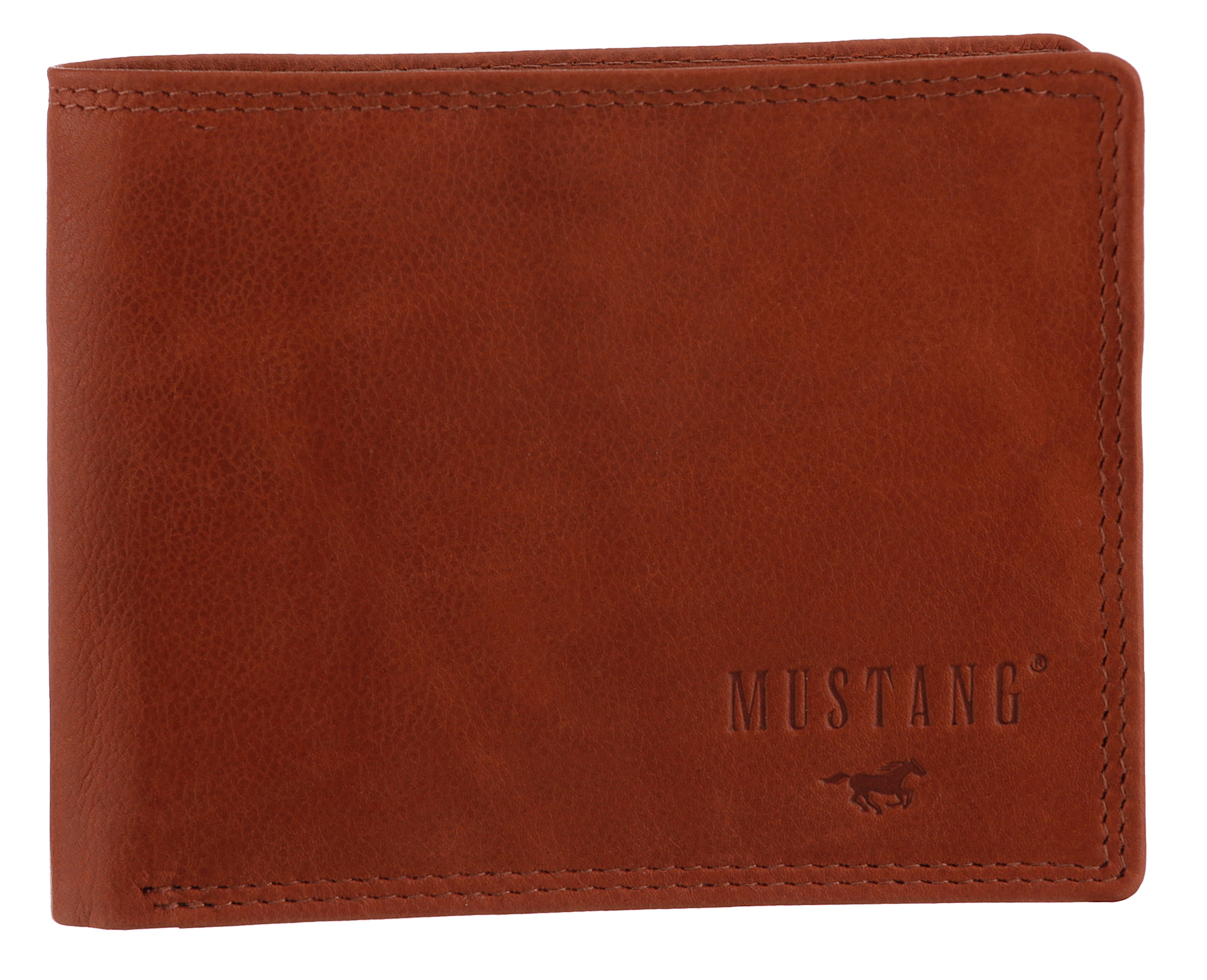 MUSTANG Geldbörse "Udine leather wallet side opening", mit RFID-Schutz