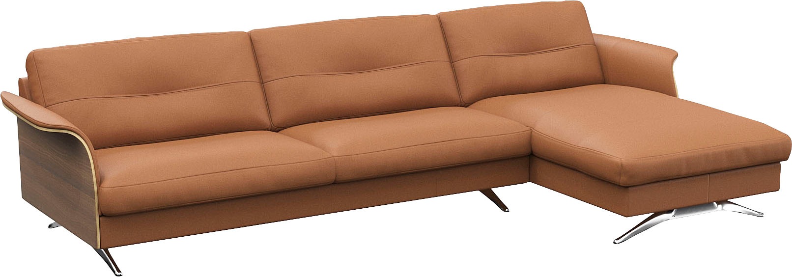 FLEXLUX Ecksofa "Glow Designsofa, bequem und komfortabel durch hochwertigen günstig online kaufen