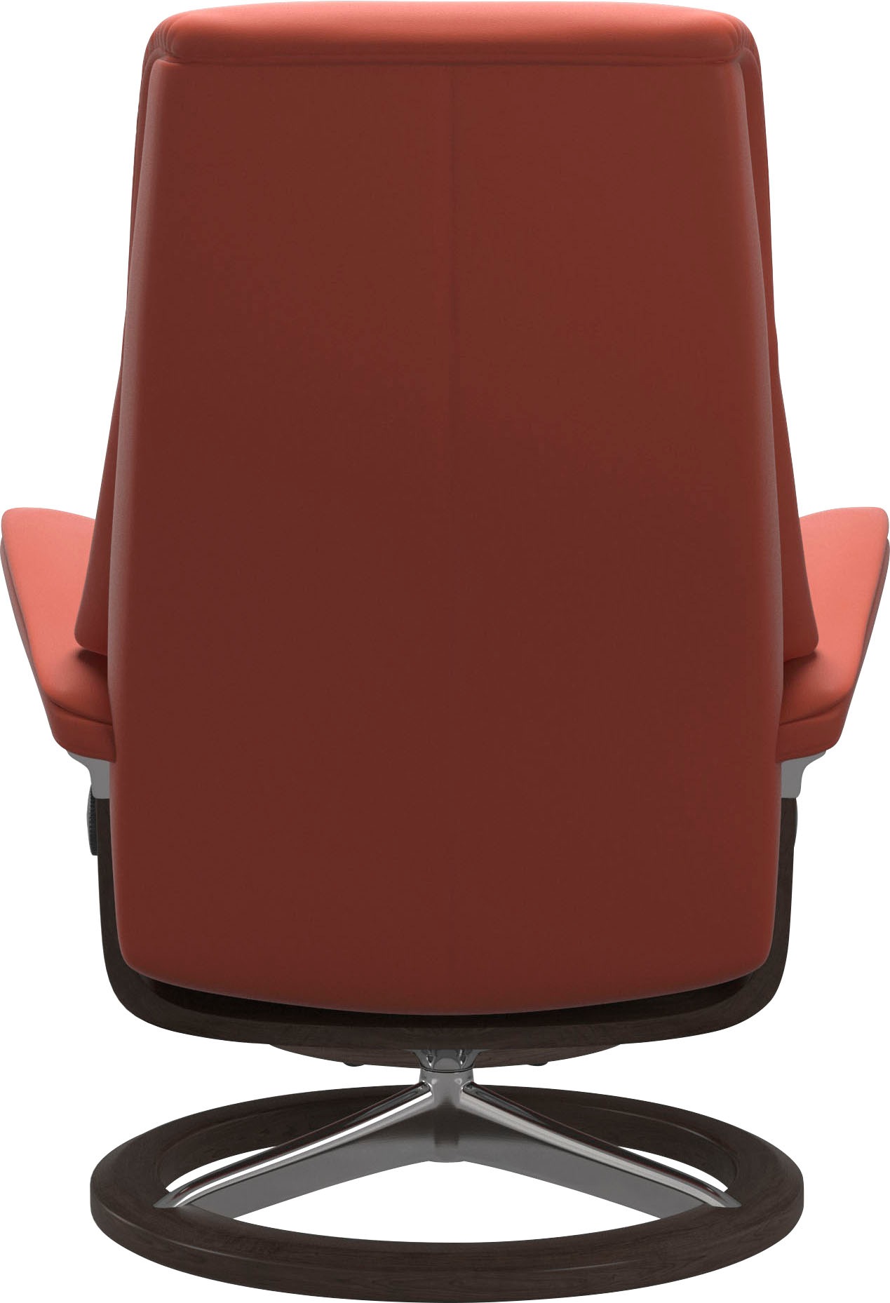 Stressless® Relaxsessel »View«, (Set, Relaxsessel mit Hocker), mit Signature Base, Größe S,Gestell Wenge