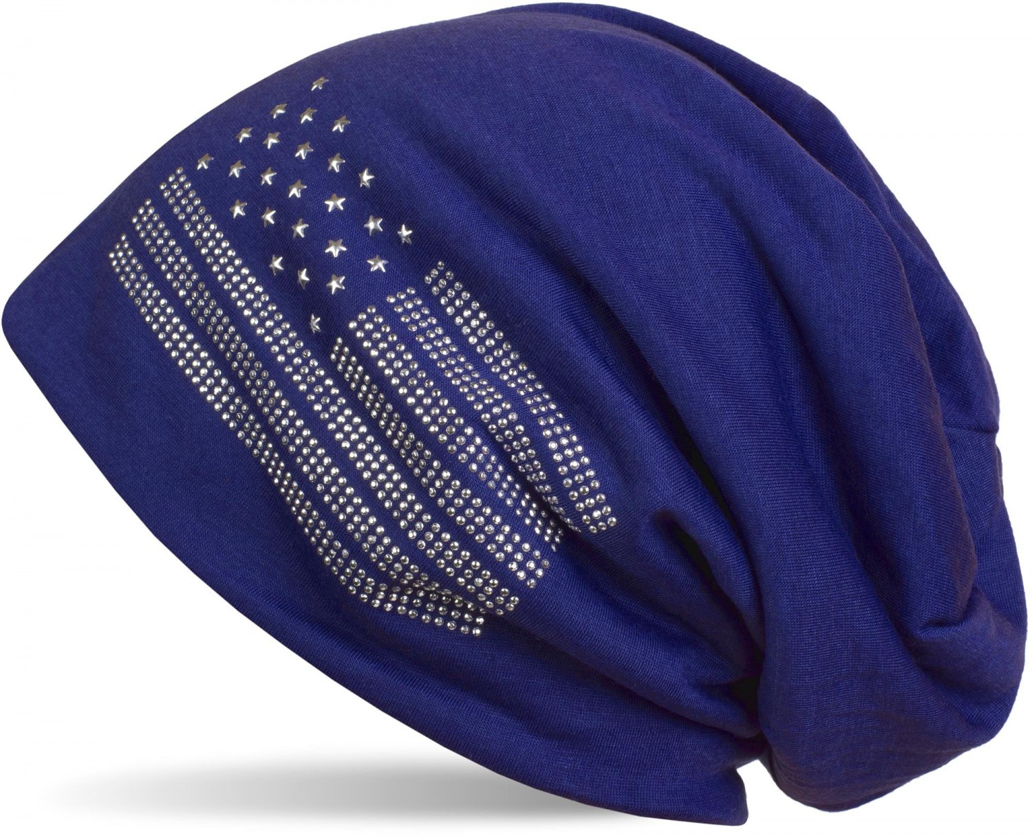 styleBREAKER Beanie "Beanie mit USA Flagge aus Strass" 1 Stk.