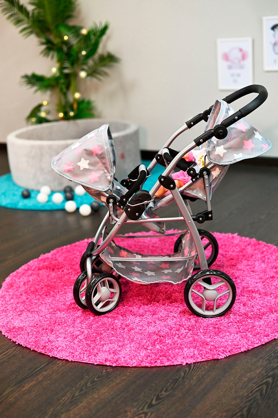 Knorrtoys® Puppen-Zwillingsbuggy »Milo«