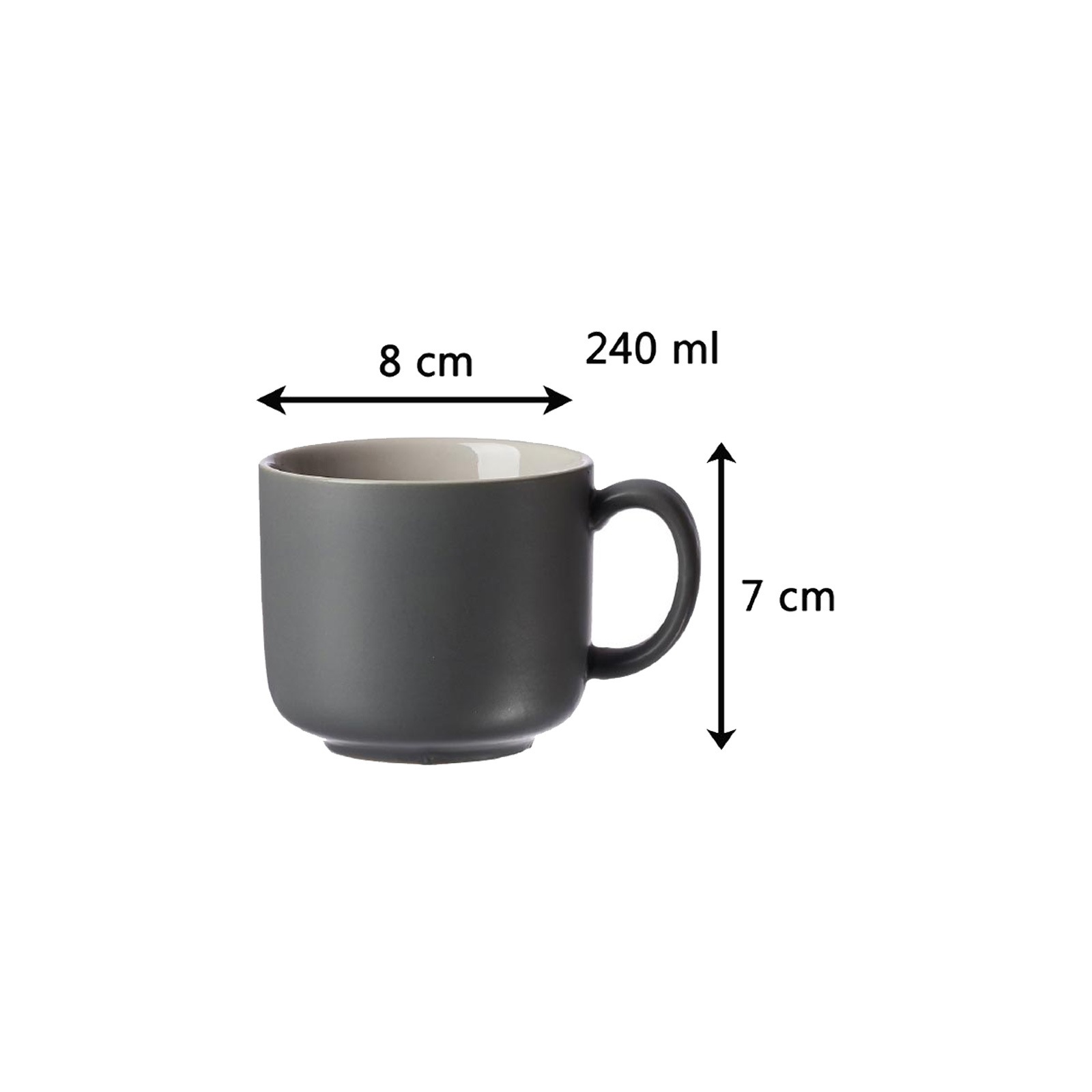 Ritzenhoff & Breker Tasse »Kaffeetasse mit Untertasse Jasper 240 ml«