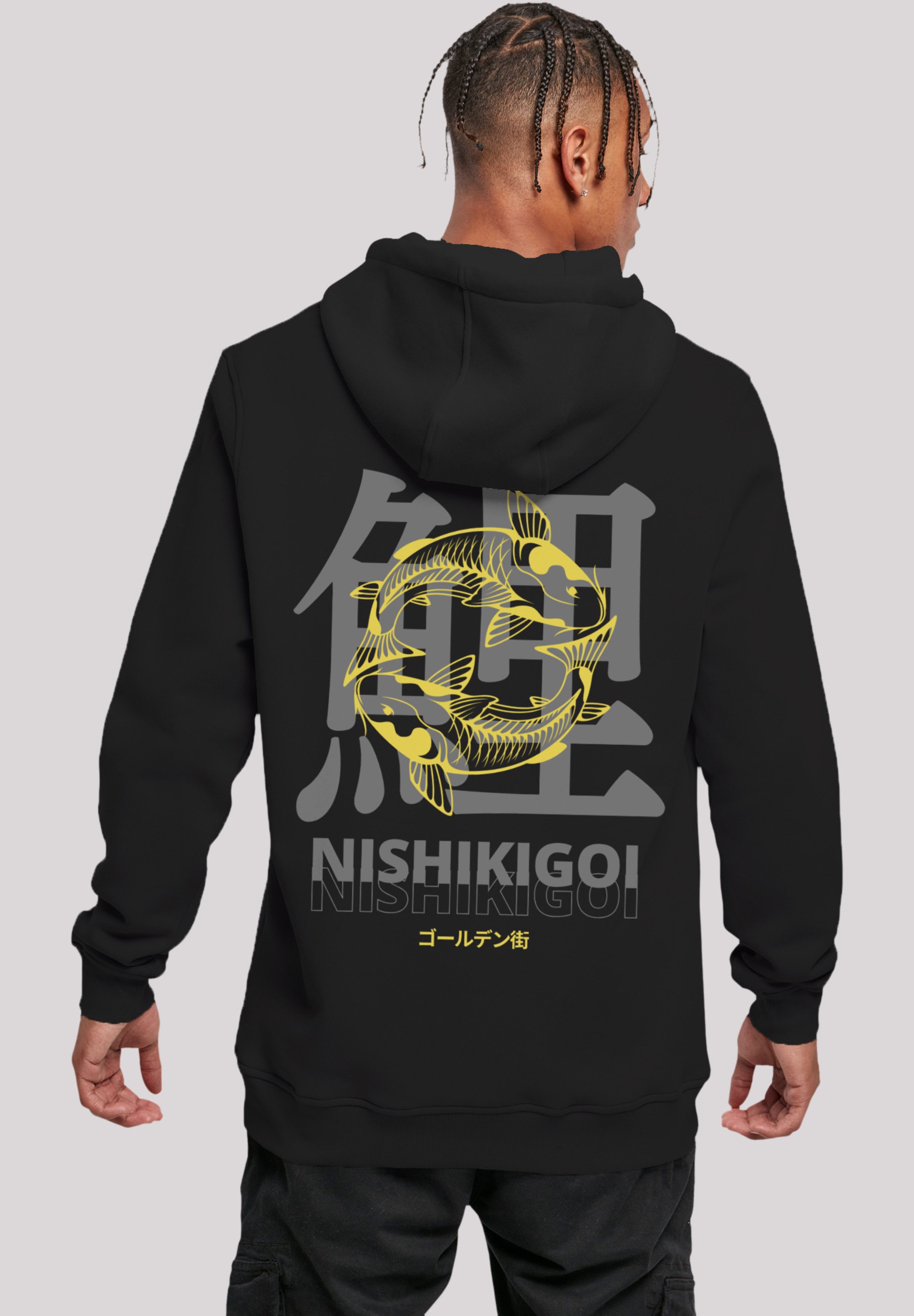 F4NT4STIC Kapuzenpullover "Koi Golden Gai", Print