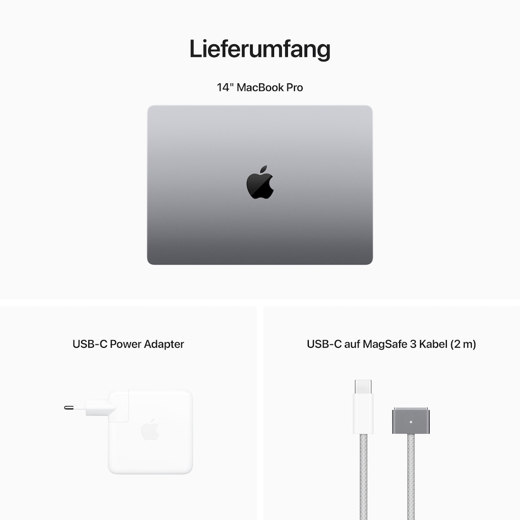 Apple Notebook »14" MacBook Pro«, 35,97 cm, / 14,2 Zoll, Apple, M2 Pro, 19-Core GPU, 1000 GB SSD