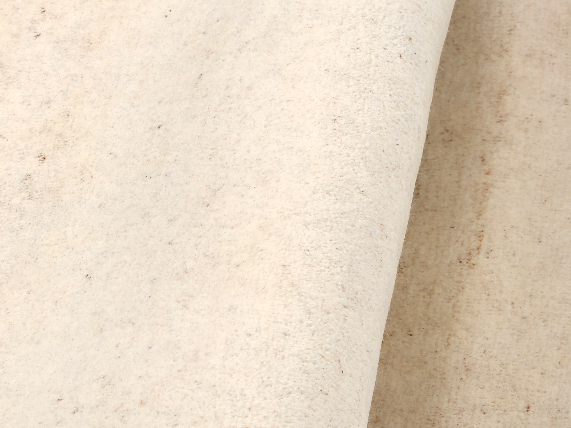 OCI DIE TEPPICHMARKE Wollteppich »ESEMPIO UNI MELANGE«, rund, 18 mm Höhe, reine Wolle, handgeknüpft, hochwertig verarbeitet, natürlich warm