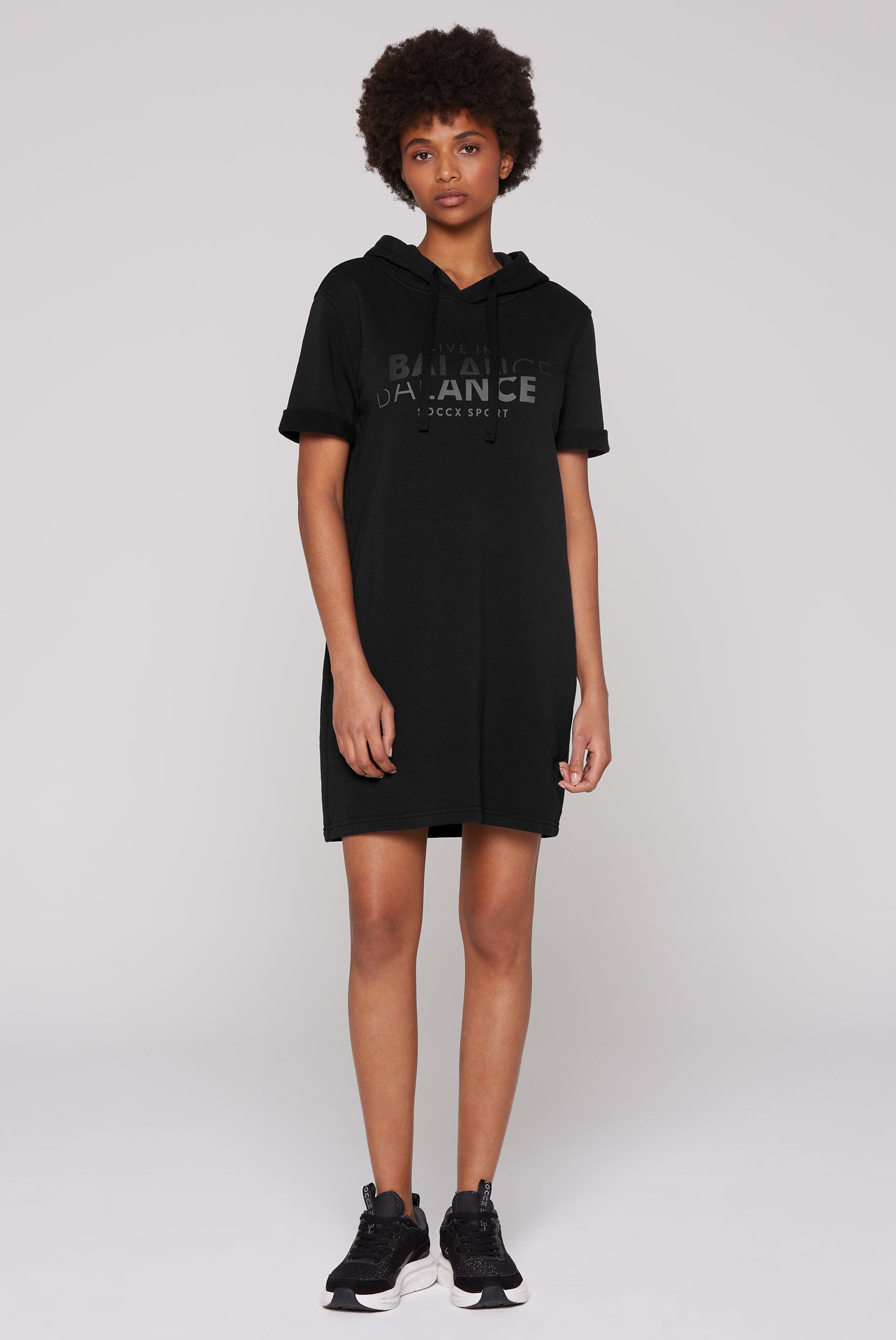 SOCCX Sweatkleid, mit Baumwolle