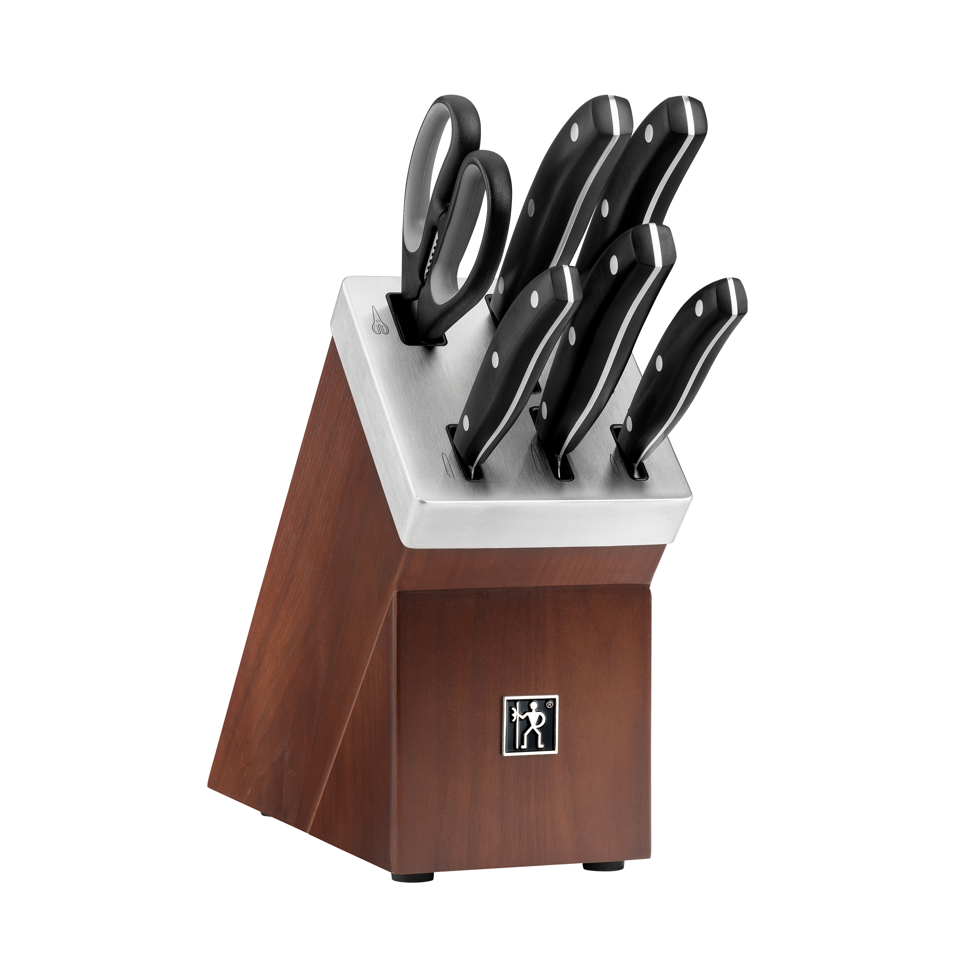 HENCKELS by ZWILLING Messerblock "Everyday" 7 Selbstschärfender Messerblock, Keramik-Schleifsteine, Vielzweckschere
