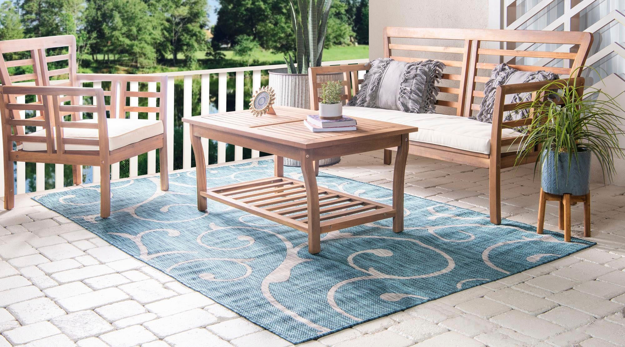 Myflair Möbel & Accessoires Teppich »Outdoor Beauties Lagerräumung«, rechteckig, 4 mm Höhe, In- und Outdoor geeignet, ideal im Wohnzimmer & Schlafzimmer