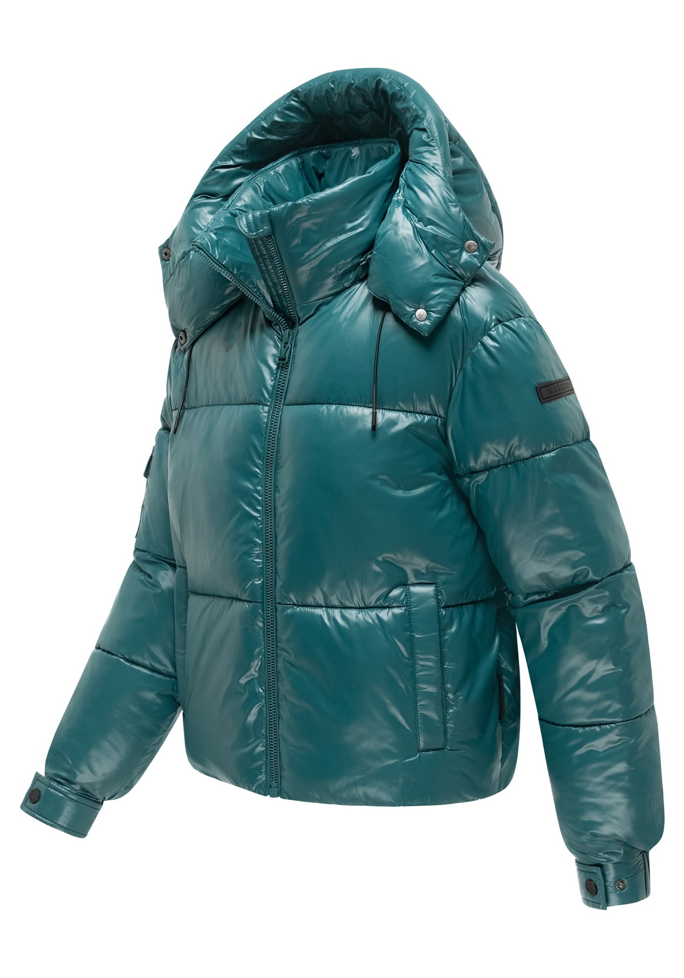 Marikoo Winterjacke »Glimini« mit Kapuze Winterjacke mit Kapuze, modische Steppung, warm gefüttert