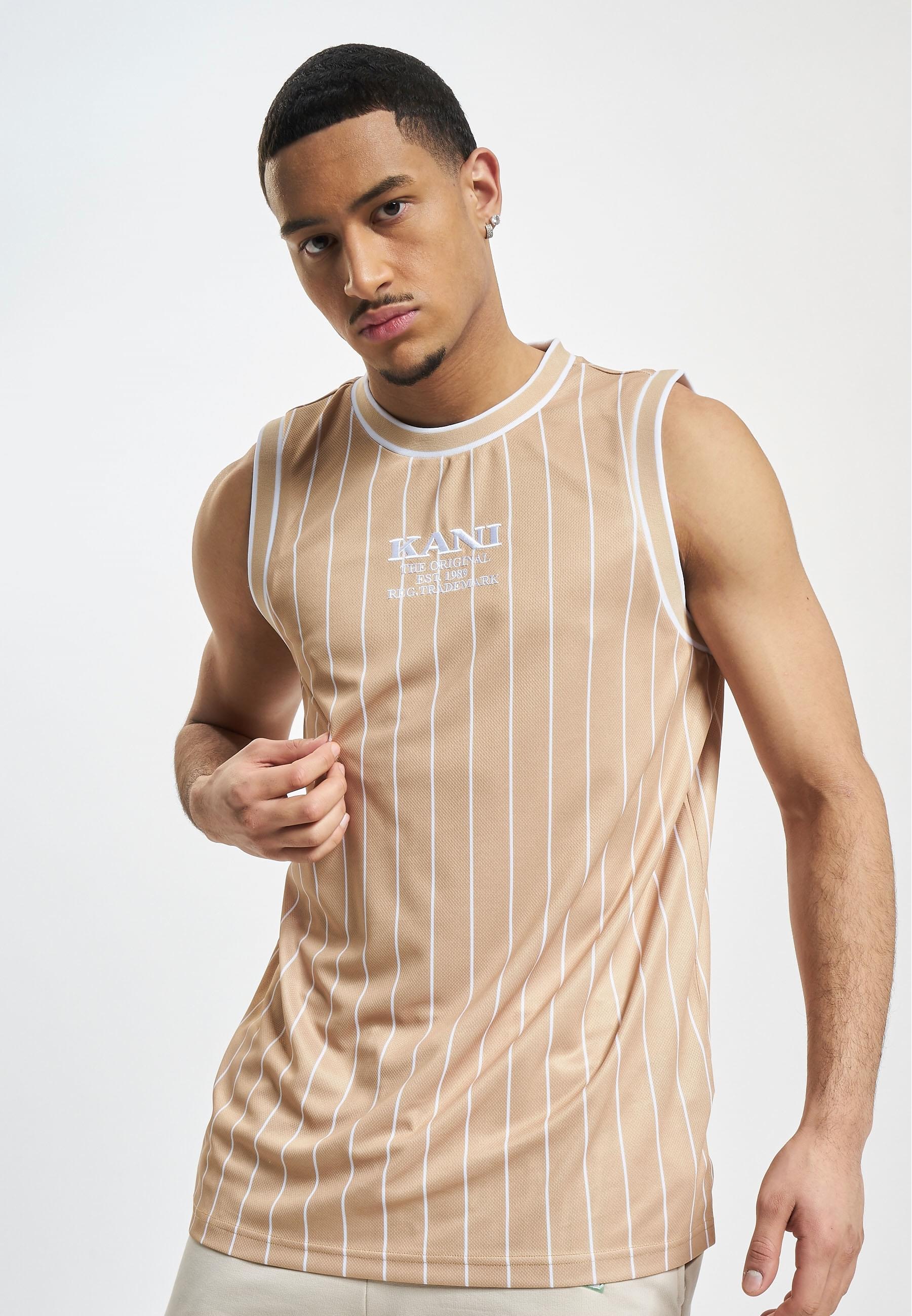 Karl Kani Tanktop »Karl Kani Herren KM232-001-2 KK Retro Pinstripes Basketball Tank«, (1 tlg.)