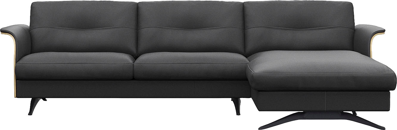 FLEXLUX Ecksofa "Glow, super bequem durch hochwertigem Sitzaufbau mit Feder günstig online kaufen