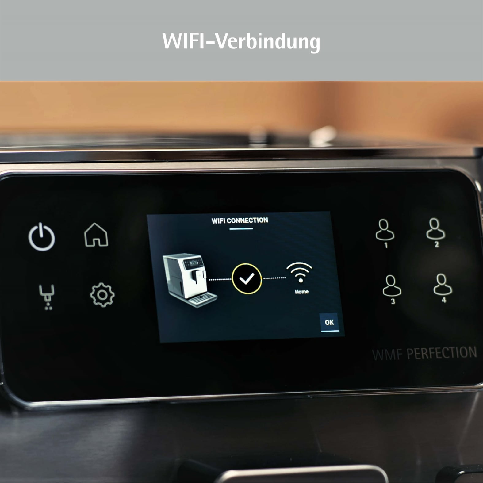 WMF Kaffeevollautomat »Perfection 640 CP812D10«, besonders leise, hochwertiges Gehäuse, LED-Ambient-Light