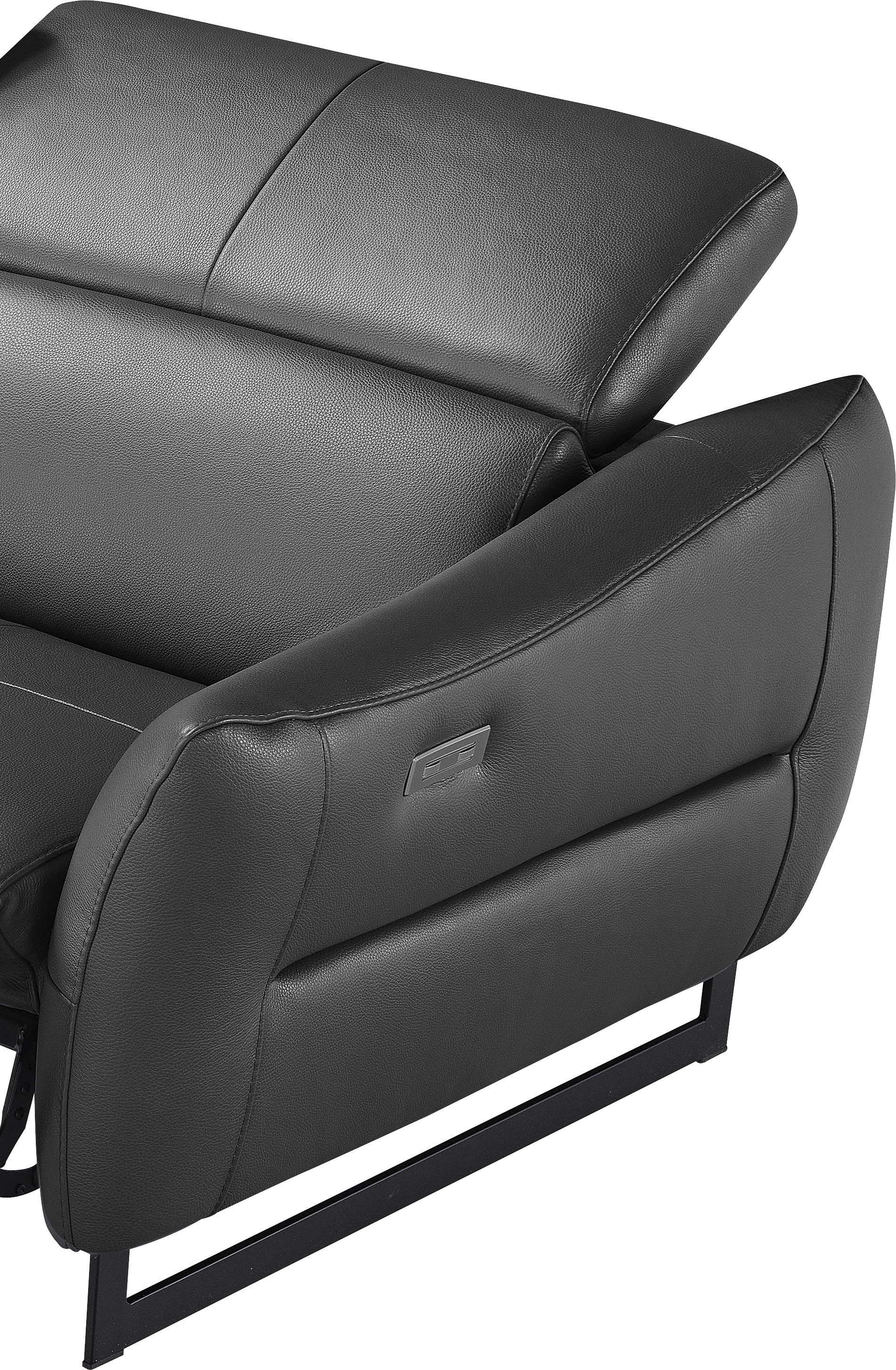 Thumbnail - Egoitaliano 2,5-Sitzer "Dafne, elegantes Designsofa mit hohem Sitzkomfort", mit und ohne elektrischer Relaxfunktion, Kop...