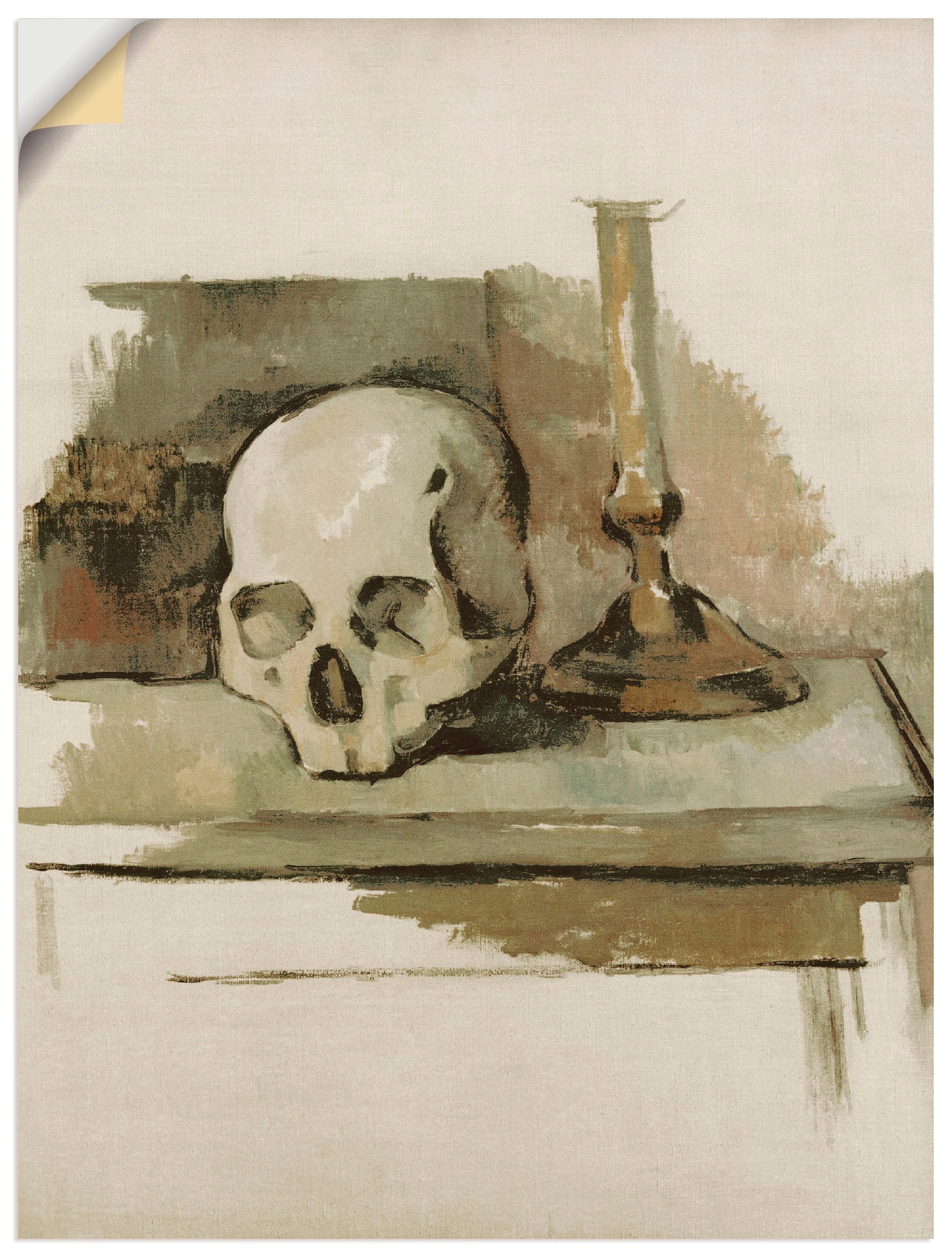 Artland Wandbild versch. oder Totenkopf«, Poster kaufen | in Arrangements, (1 St.), als BAUR mit Wandaufkleber Leinwandbild, »Stillleben Größen