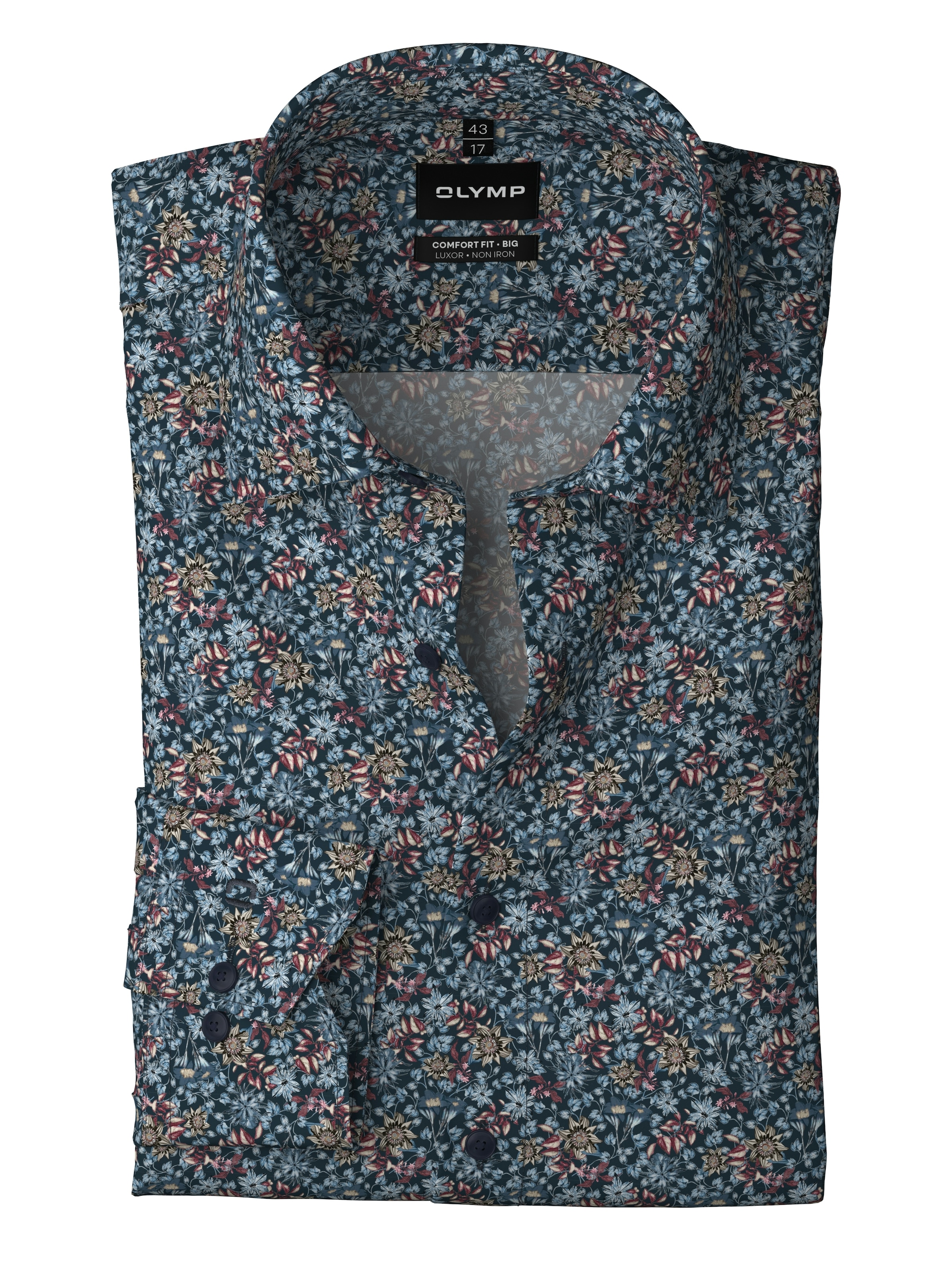 OLYMP Langarmhemd "Big & Tall", Neue COMFORT FIT BIG Kollektion, New-Kentkr günstig online kaufen