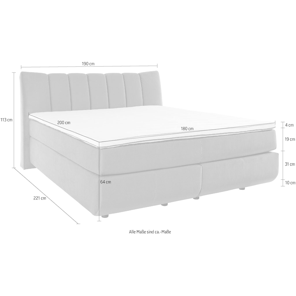 Leonique Boxspringbett »Océane«