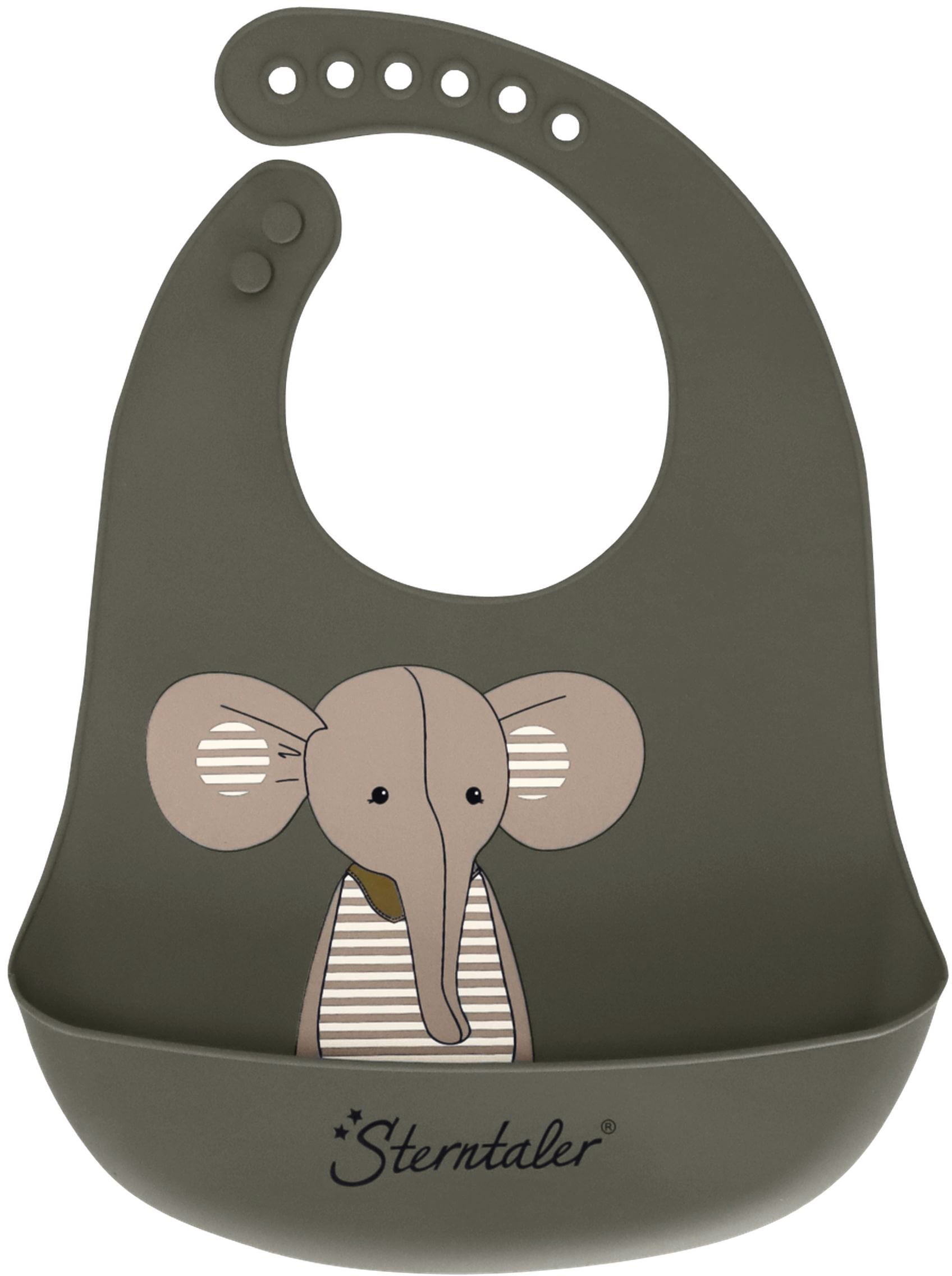 Sterntaler ® Lätzchen »Silikonlätzchen Elefant Ed...