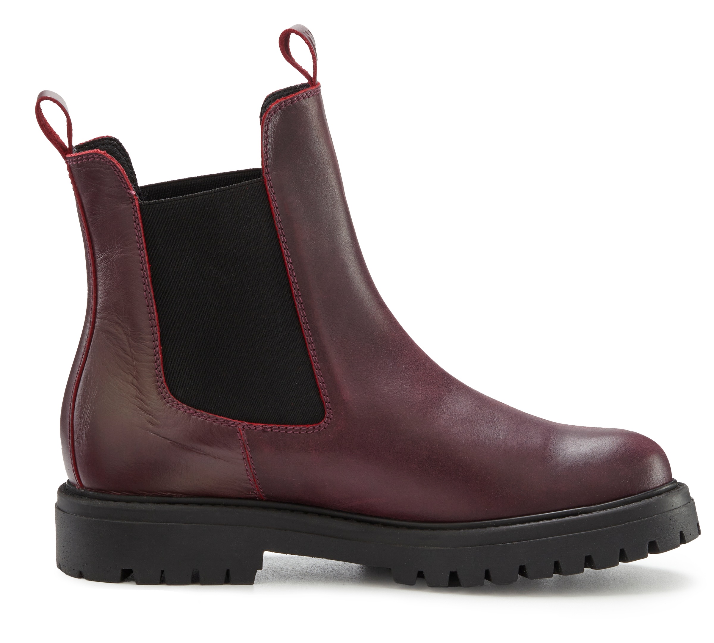 Thumbnail - Elbsand Stiefelette "Chelseaboots, Schlupfstiefel, Bikerboots, Sommerstiefelette" aus Leder mit Stretch-Einsätzen