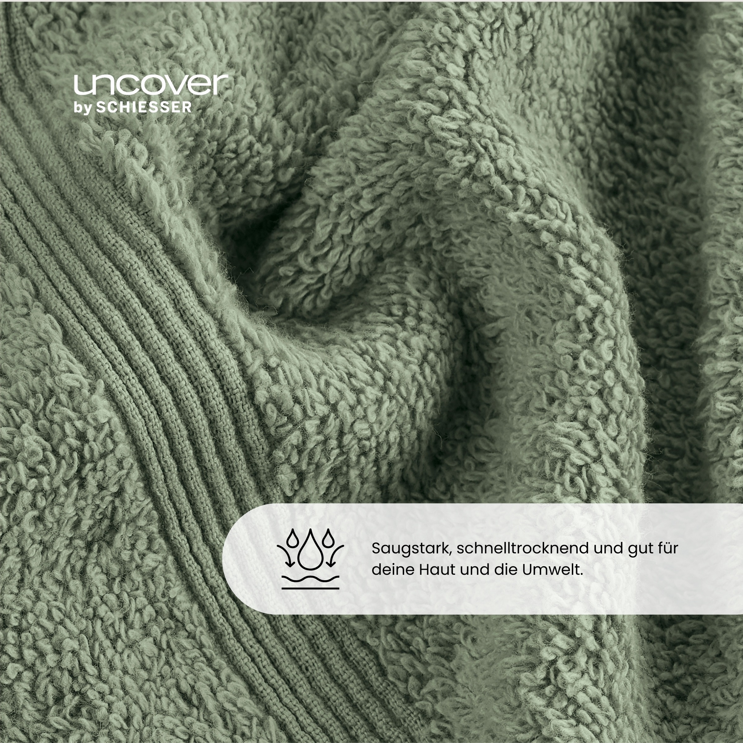 uncover by SCHIESSER Handtücher "Brooklyn mit dezenter Bordüre in Hoch-Tief günstig online kaufen