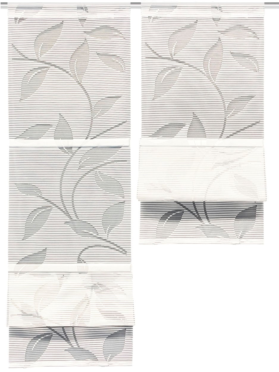 HOME WOHNIDEEN Magnetrollo »RANA« mit Stangendurchzug MAGNETROLLO SET,BAMBUSOPTIK,AUSBRENNER