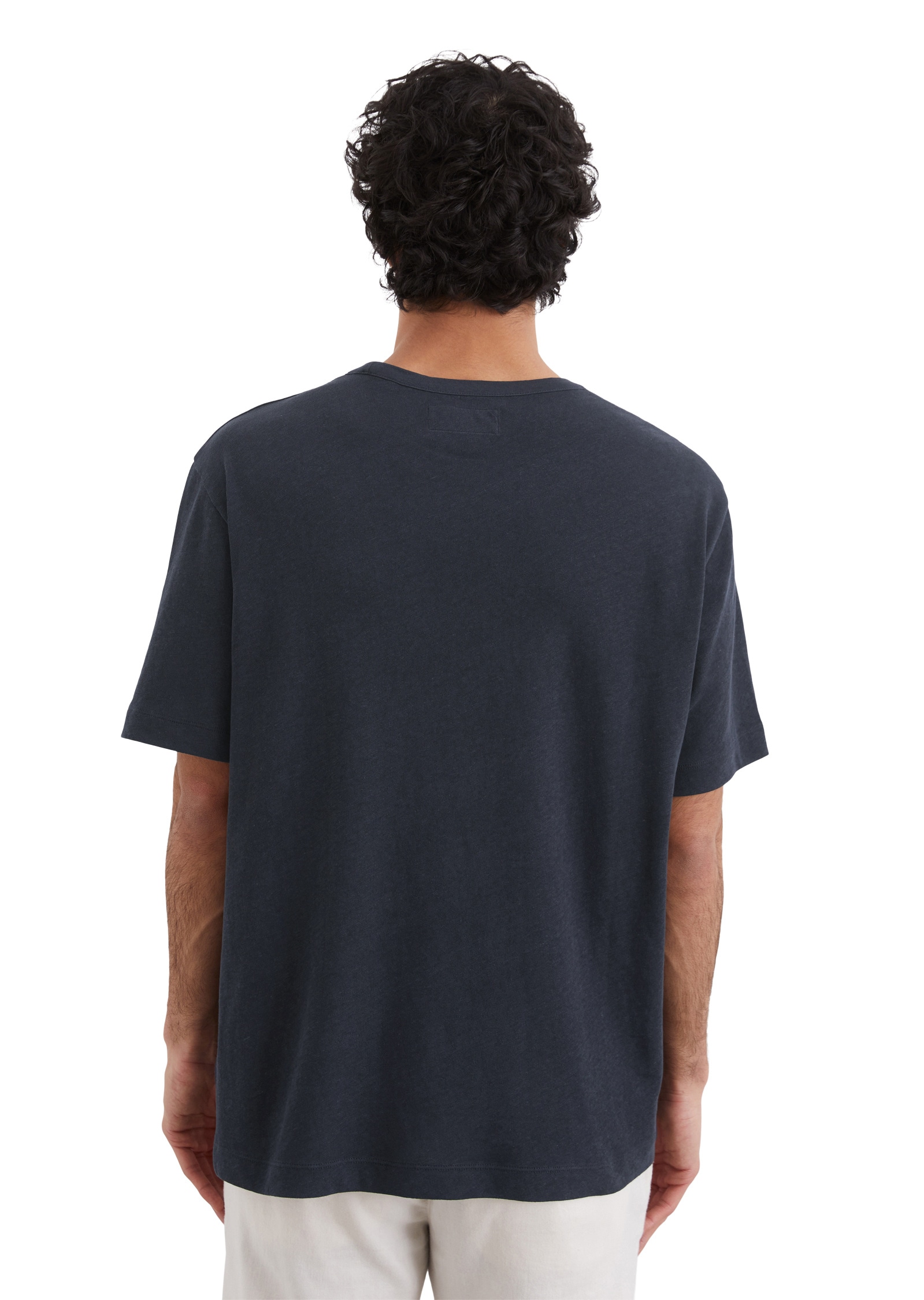 Thumbnail - Marc OPolo T-Shirt "aus Bio-Baumwolle und Leinen"