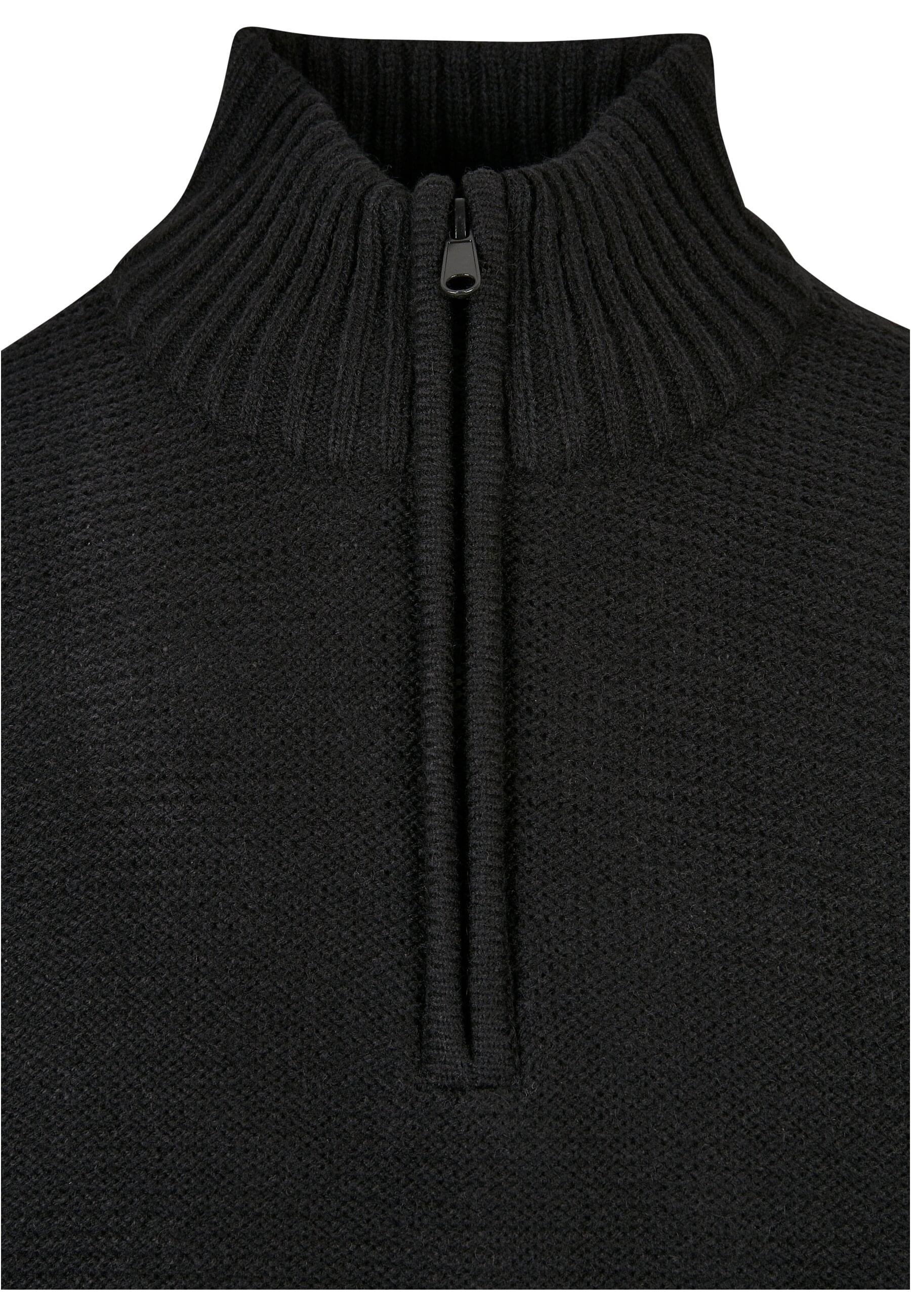 URBAN CLASSICS Sweater »Urban Classics Herren Knit Troyer«, (1 tlg.)