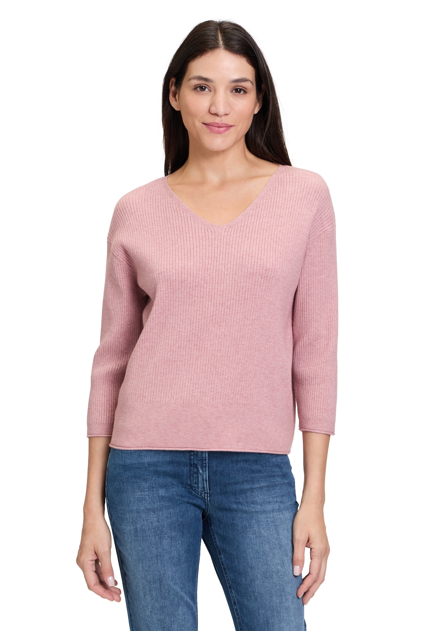 Betty Barclay Strickpullover "Betty Barclay Feinstrickpullover mit V-Aussch günstig online kaufen