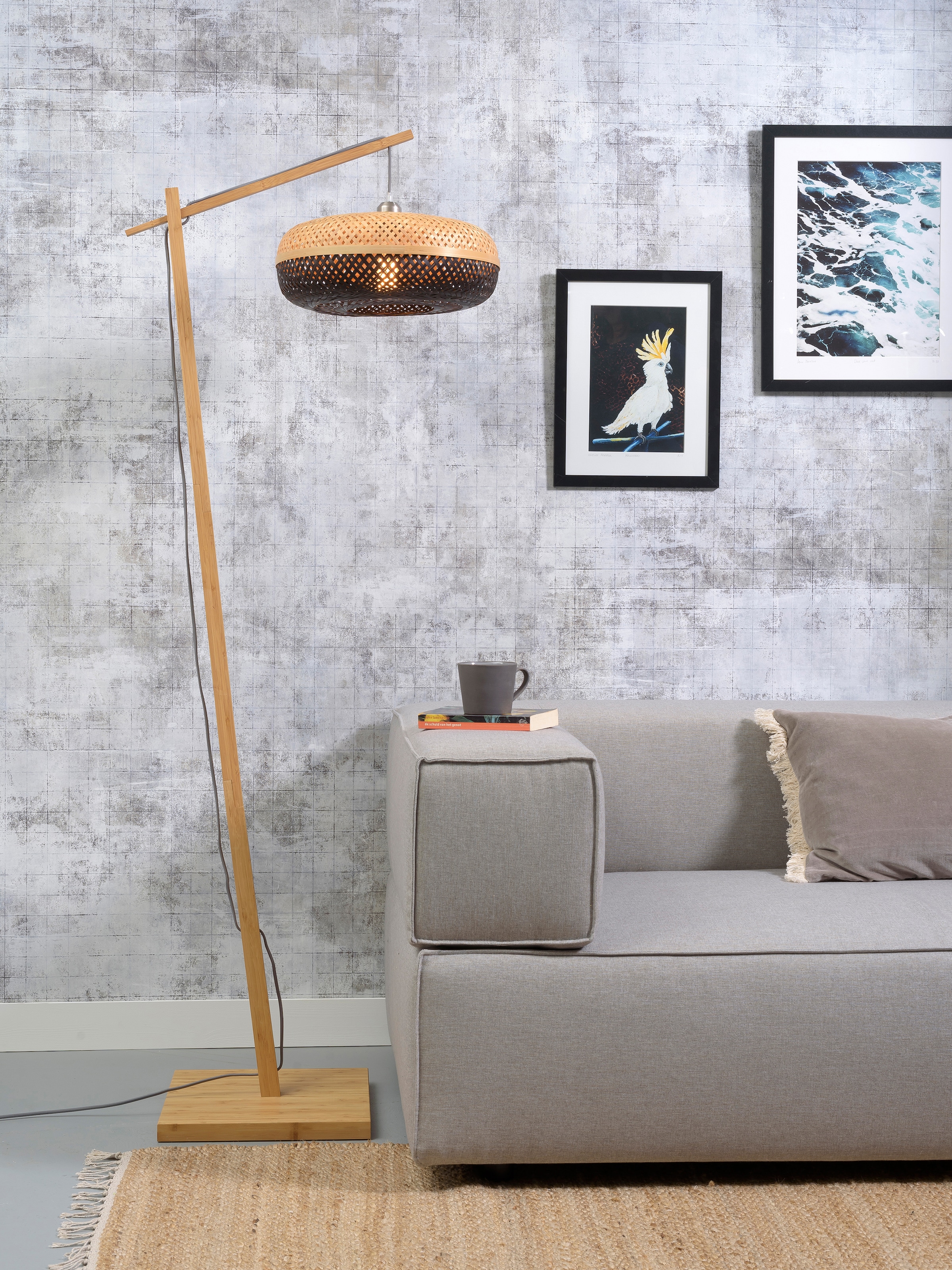 GOOD&MOJO Stehlampe »Palawan«, Leuchtmittel E27 | ohne Leuchtmittel