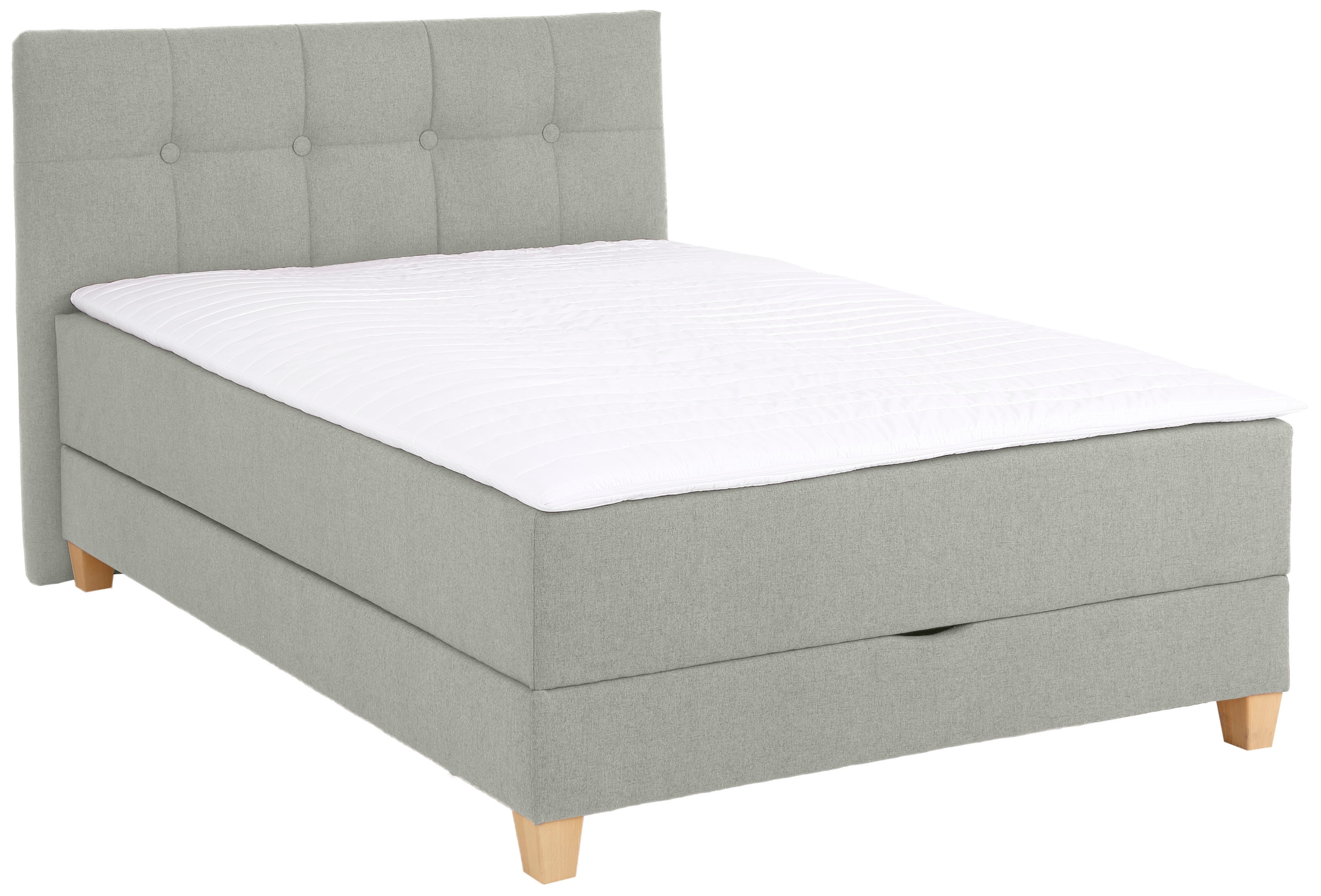 Home affaire Boxbett »Lonrai«, in H2,H3 & H4 und XXL - Überlänge 220cm wählbar, inkl. Topper