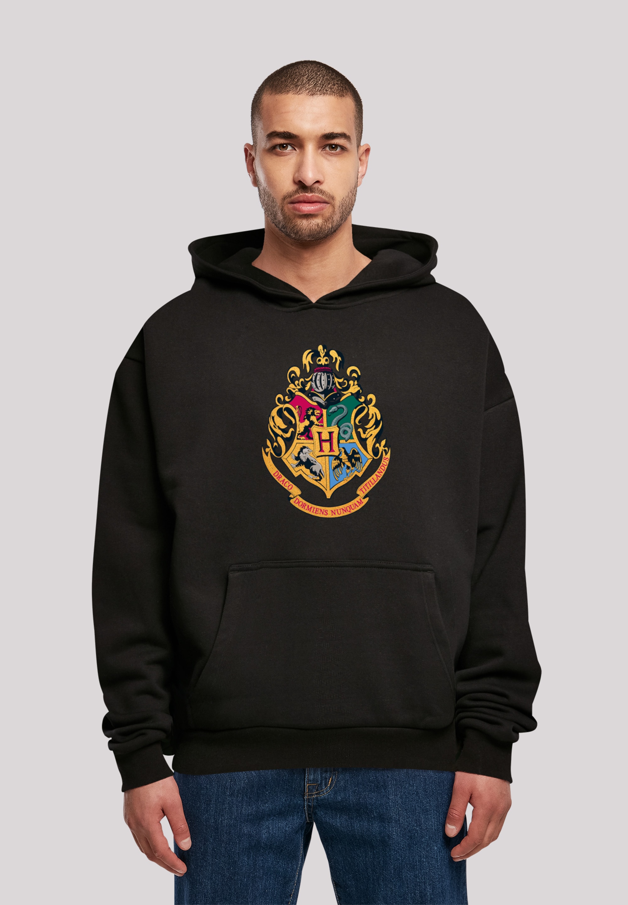 F4NT4STIC Kapuzenpullover "Harry Potter Hogwarts Crest Gold", Print günstig online kaufen